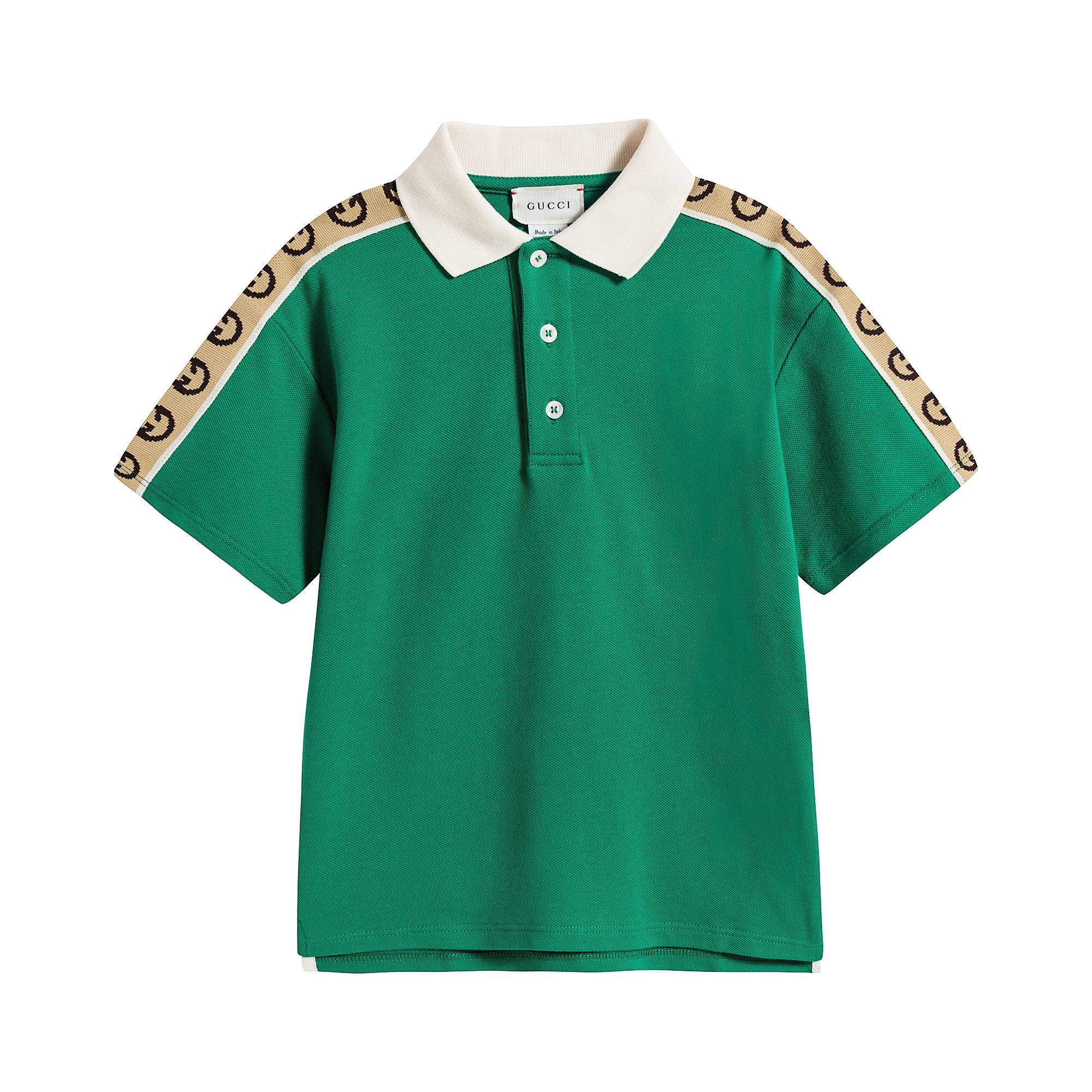 Boys Green GG Poloshirt