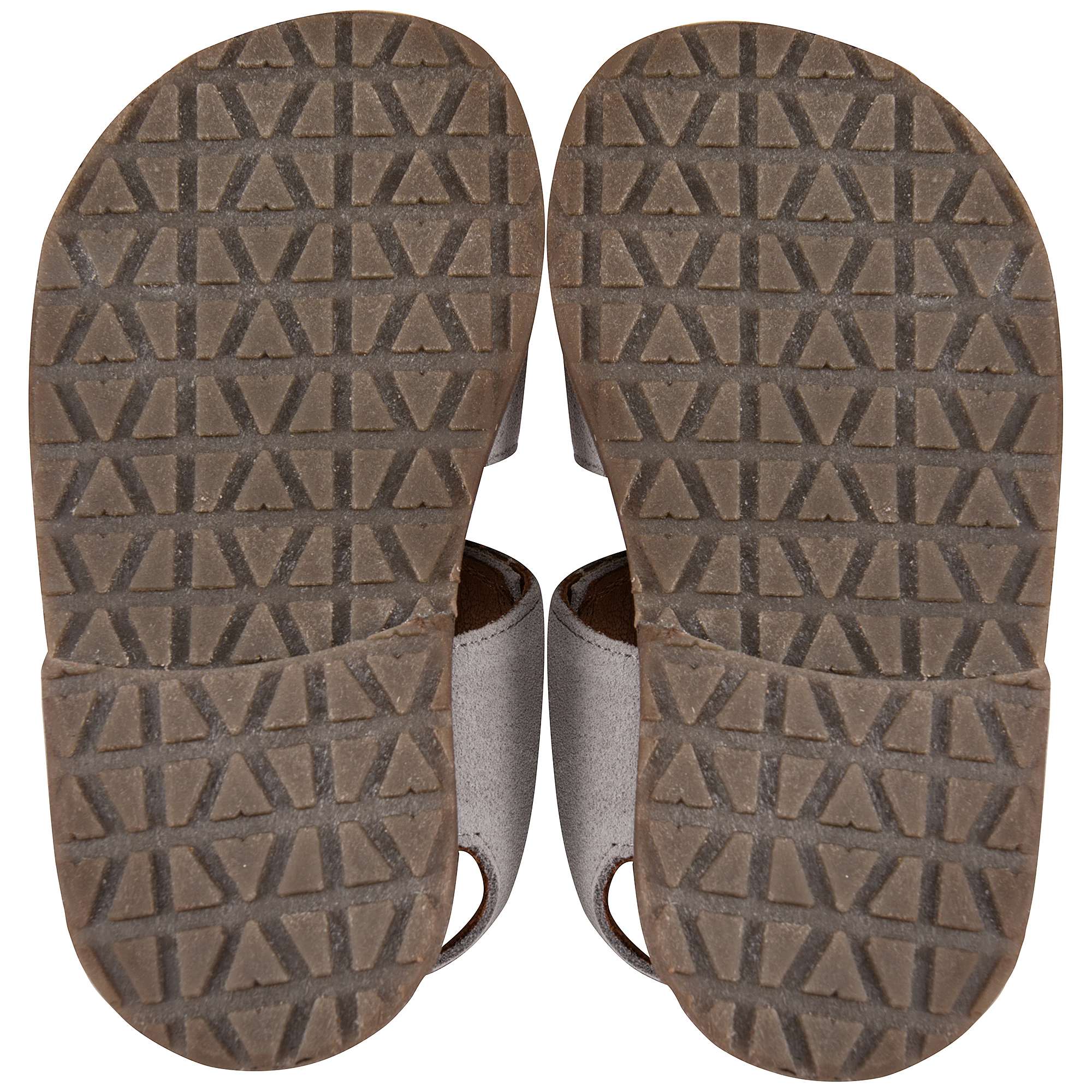 Boys & Girls Grey Leather Sandals