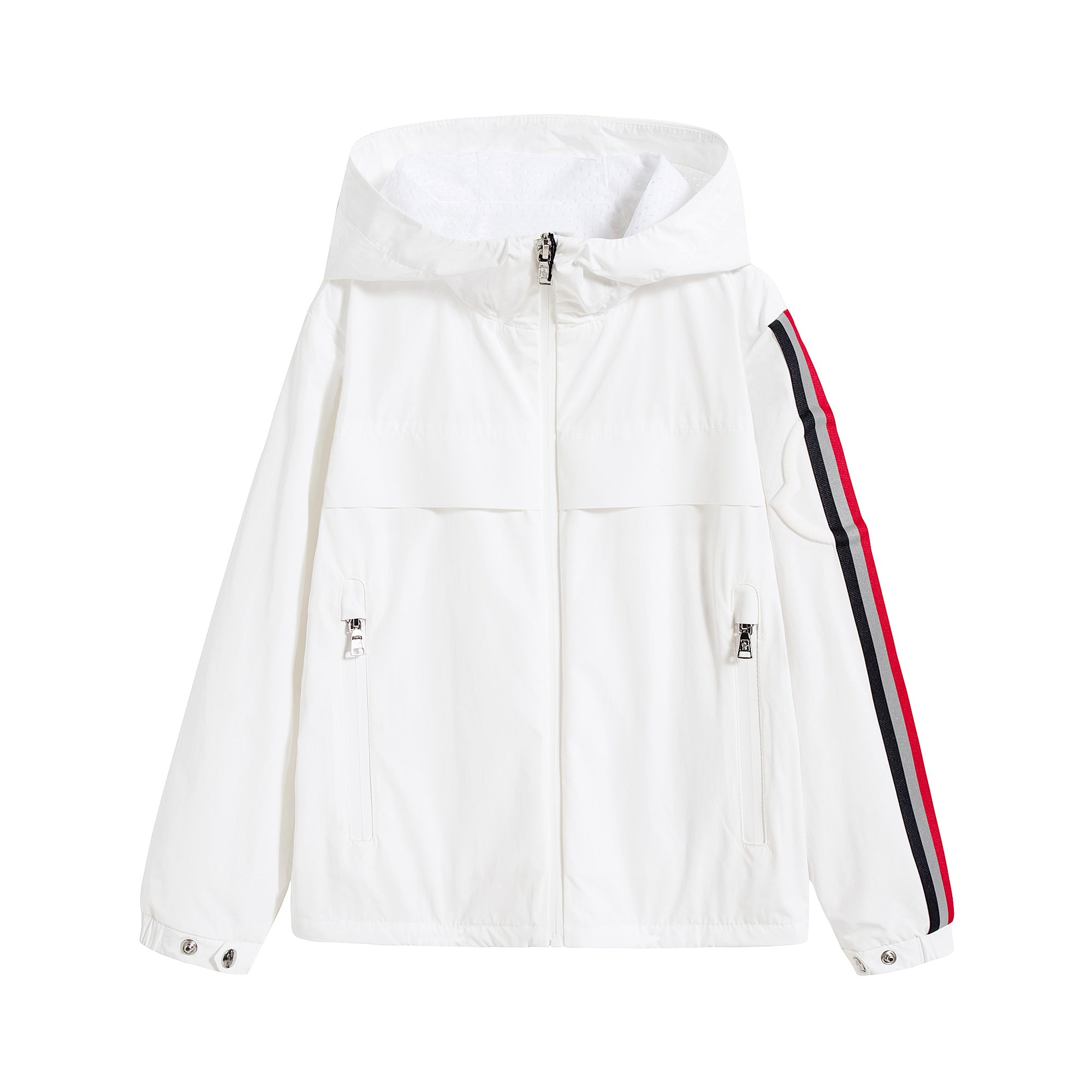 Boys White Hooded Jacket