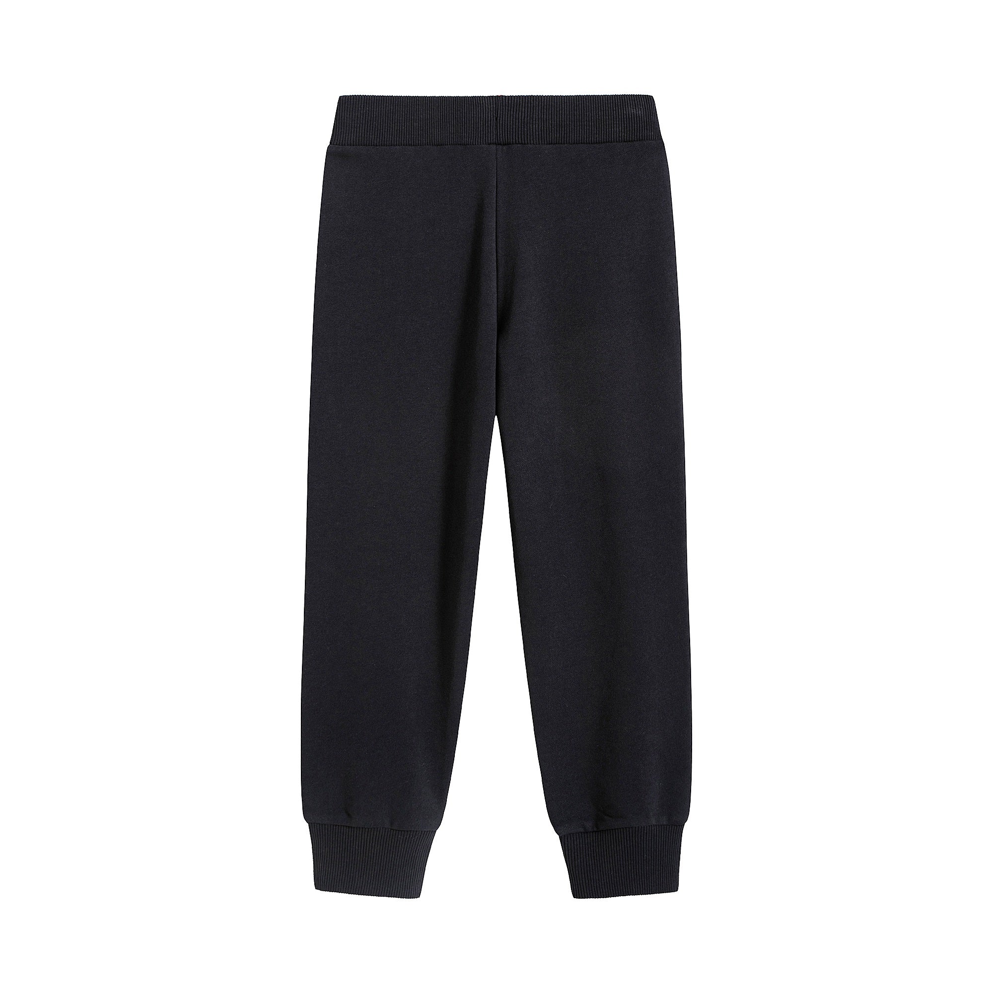 Boys Navy Logo Cotton Trousers