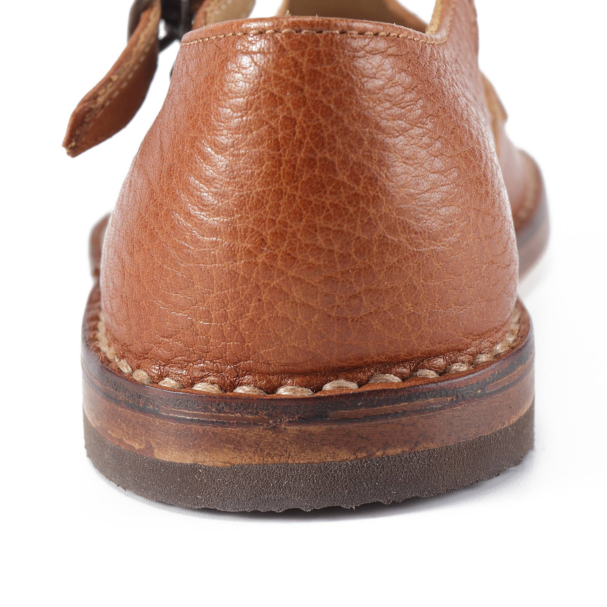 Baby Boys & Girls Brown Leather Shoes