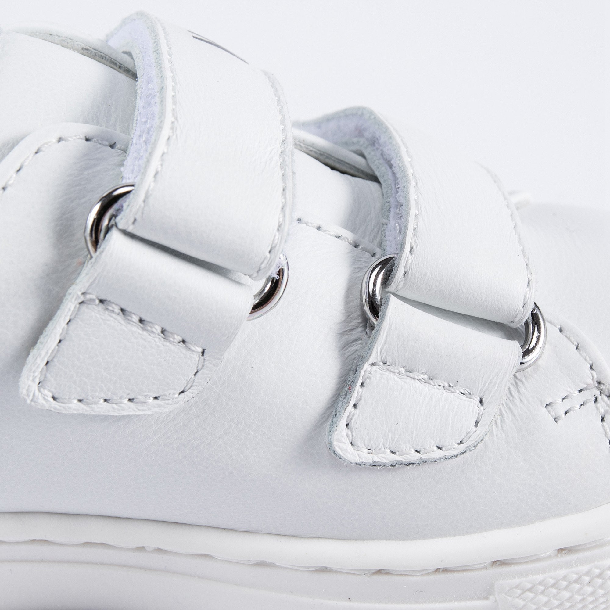 Boys & Girls White Teddy Sneakers