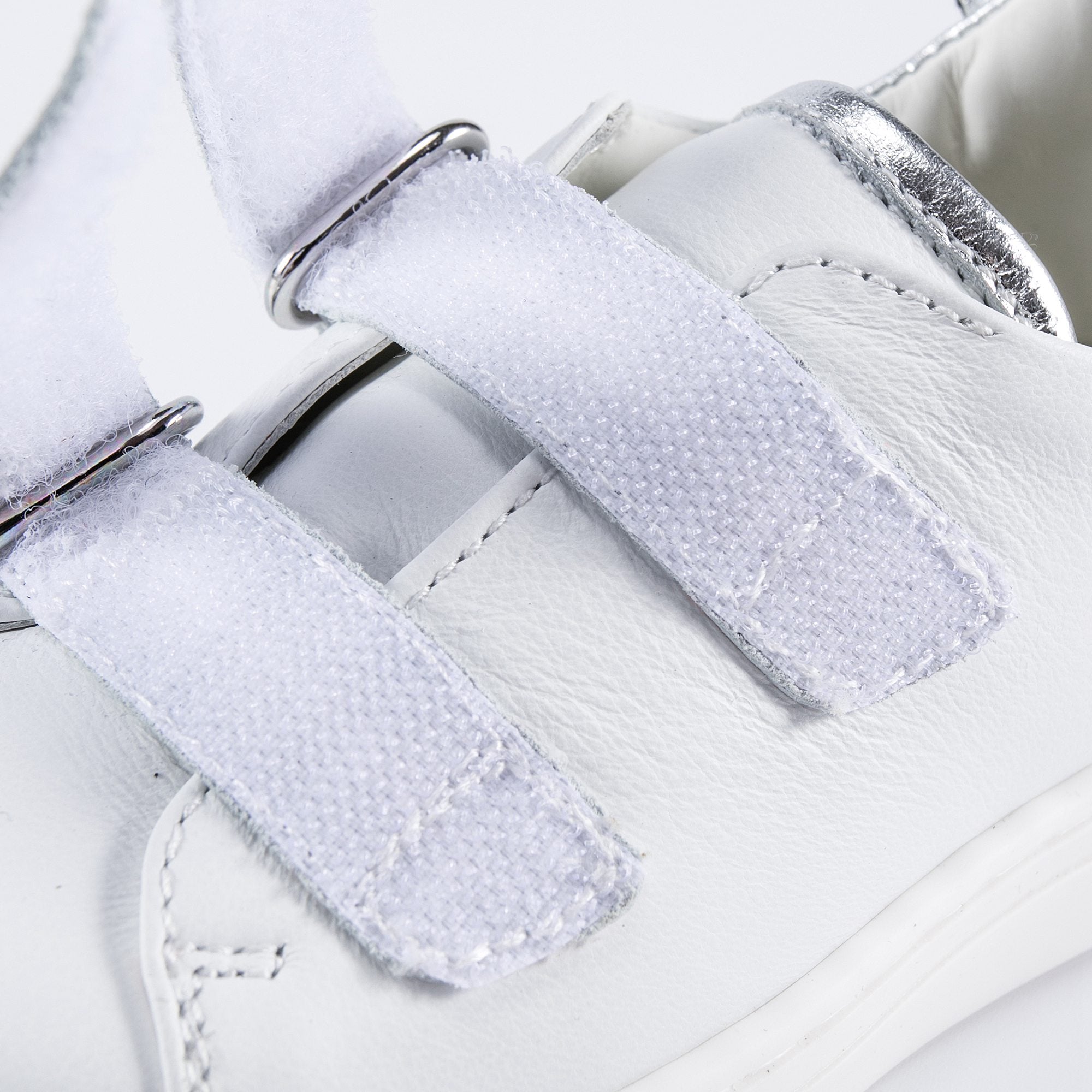 Boys & Girls White Teddy Sneakers