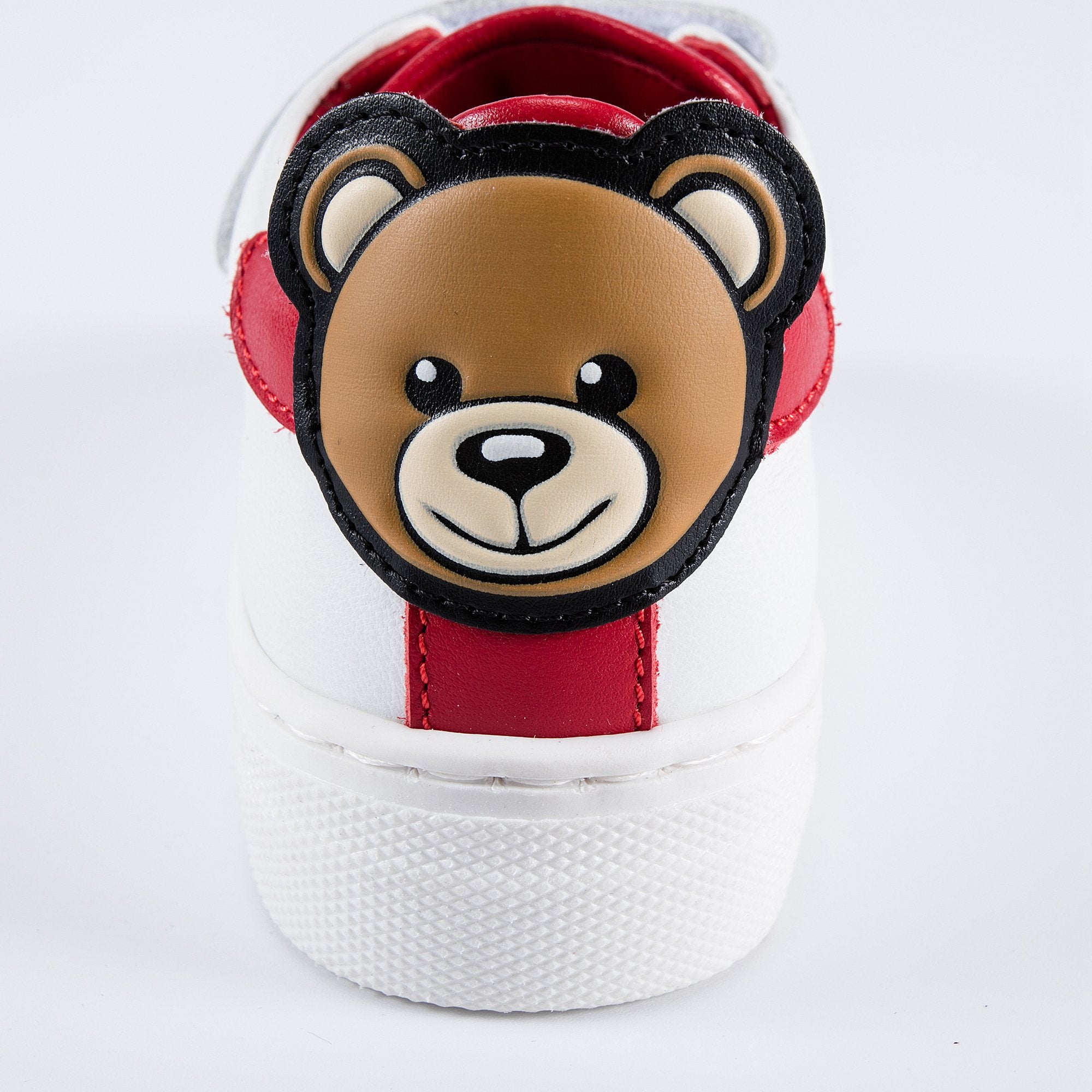 Boys & Girls Red Patch Teddy Sneakers