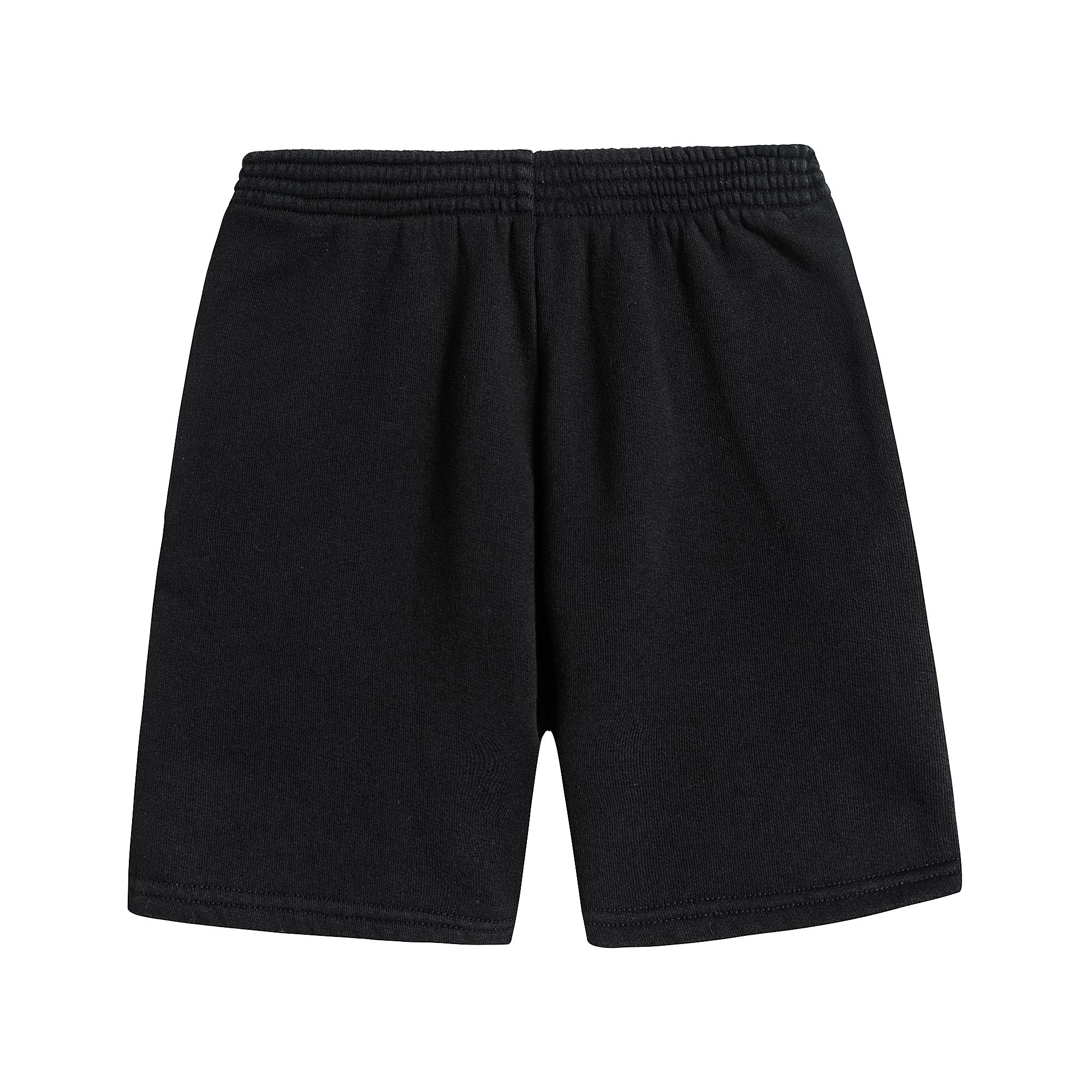 Boys Black Cotton Shorts