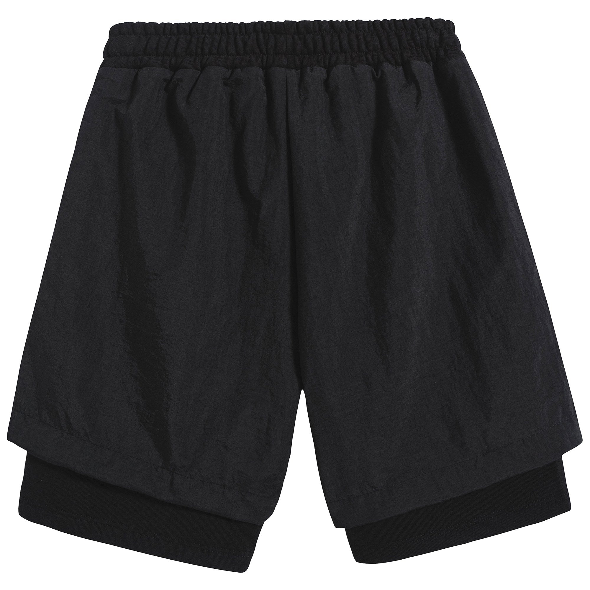 Boys Black Bermuda Shorts