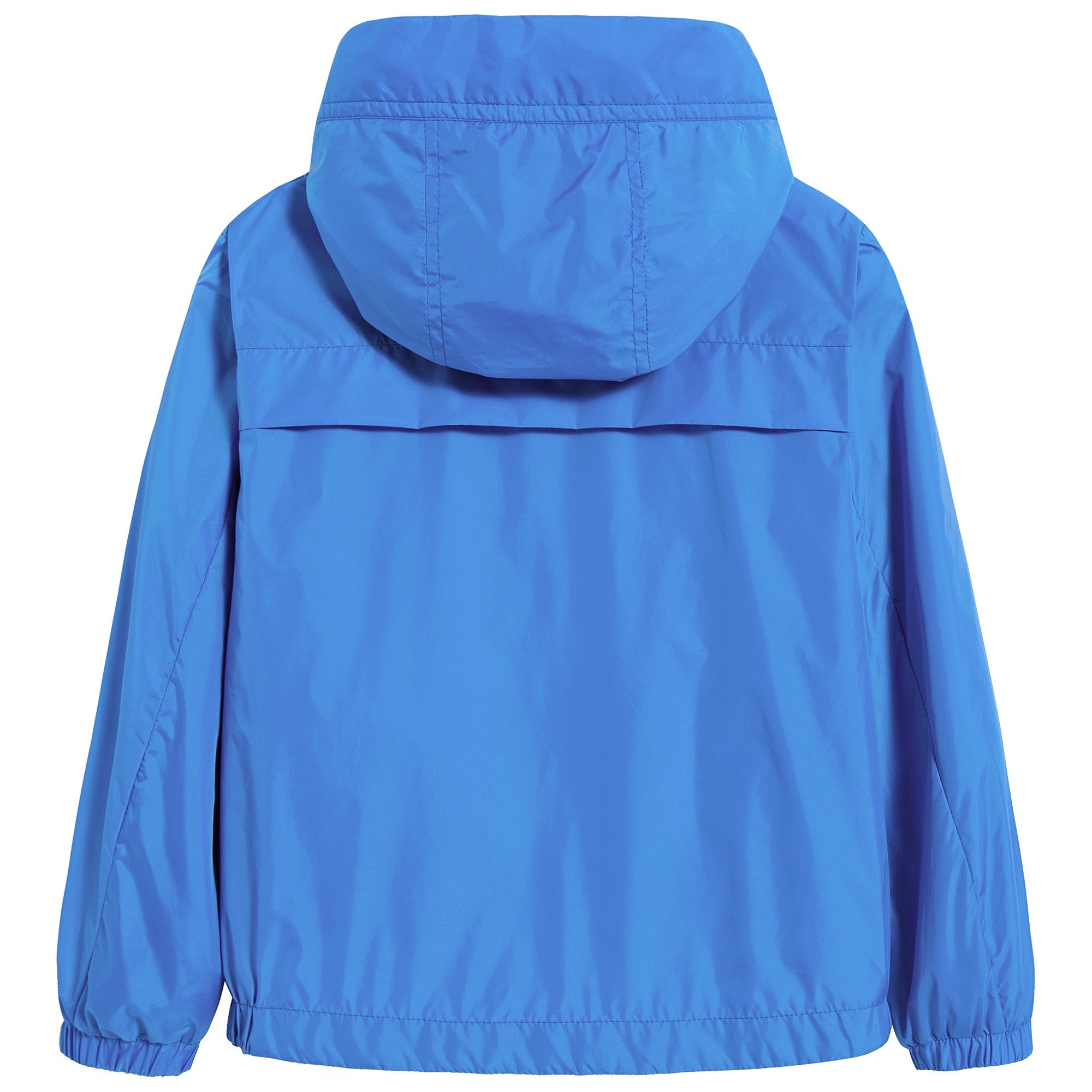 Boys Blue Logo Zip-up Jacket