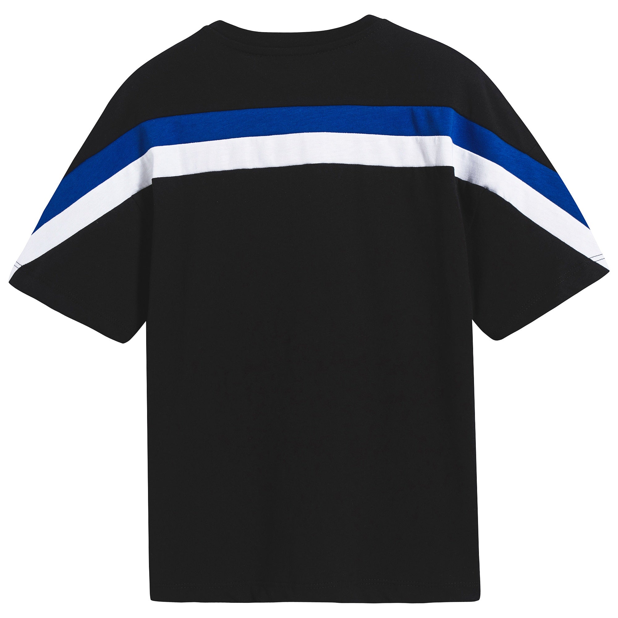 Boys Black Cotton T-shirt