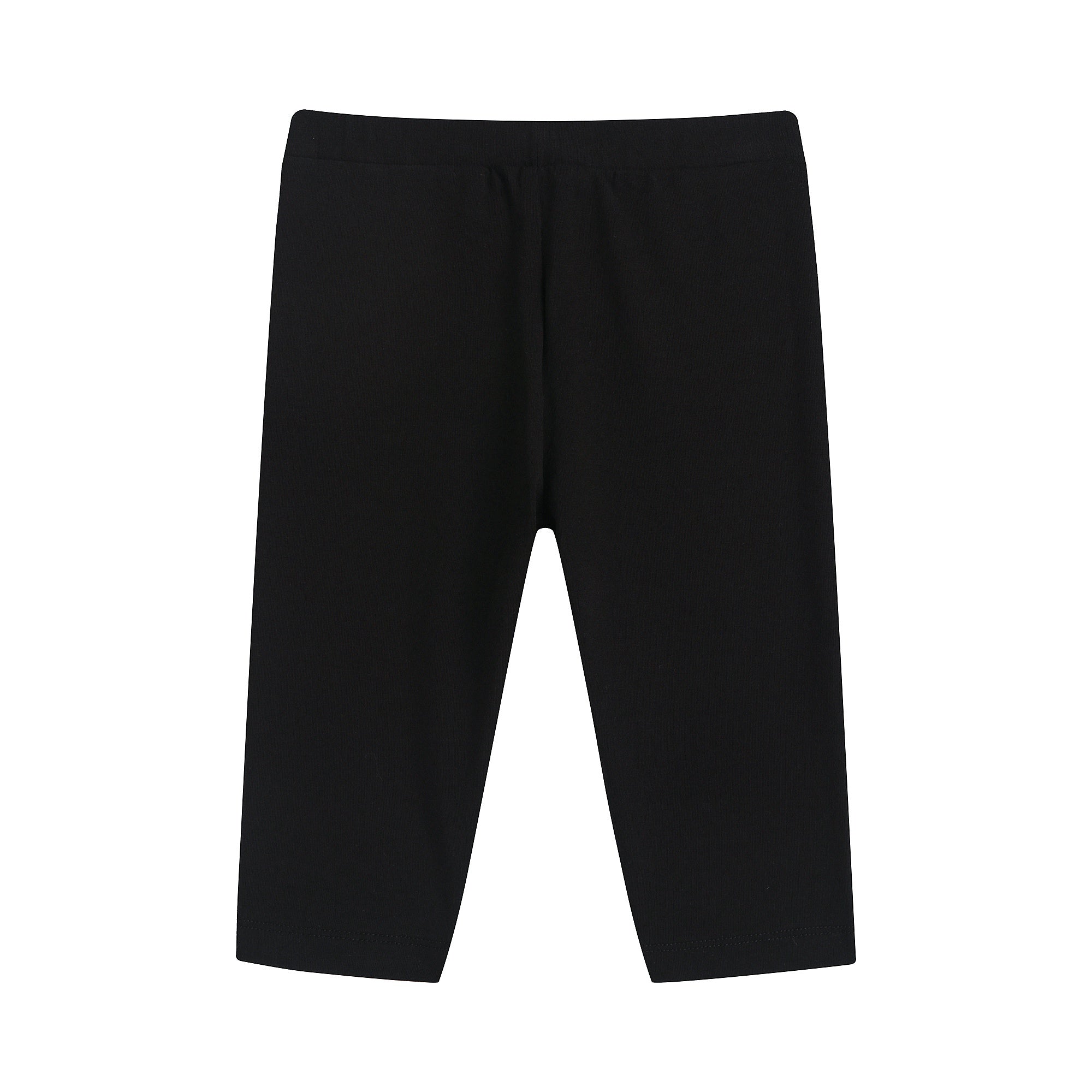 Baby Boys & Girls Black Cotton Trousers