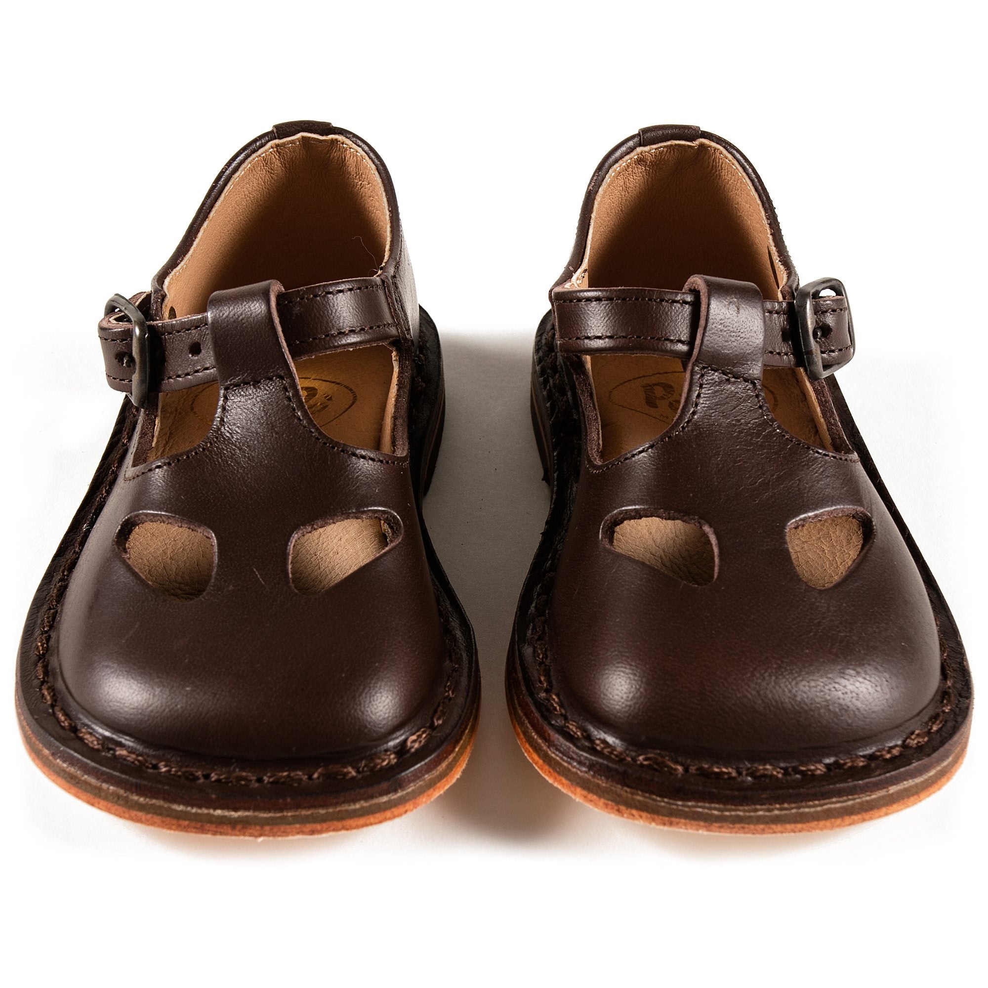 Baby Boys Brown Leather Shoes