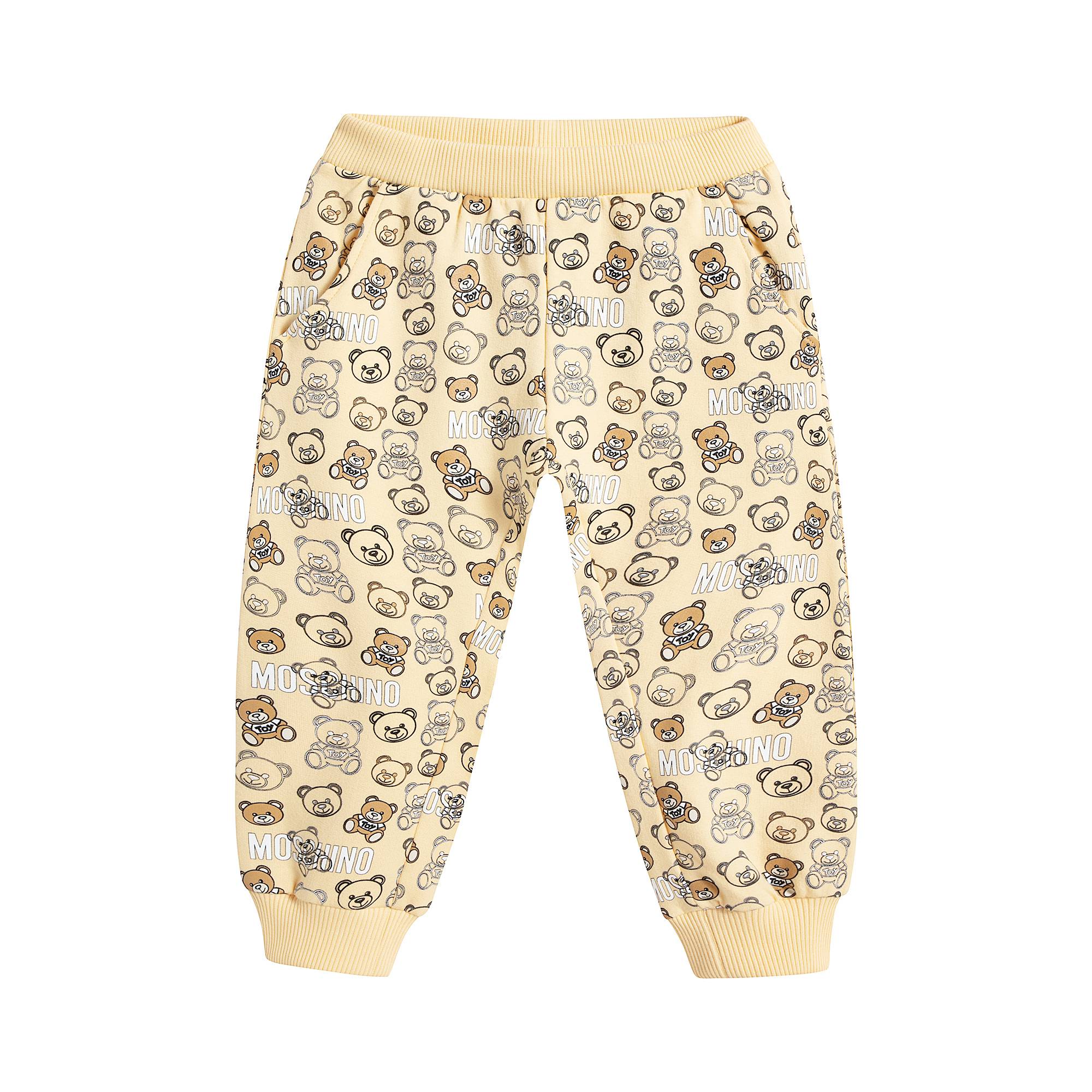 Baby Boys & Girls Yellow Printed Cotton Set