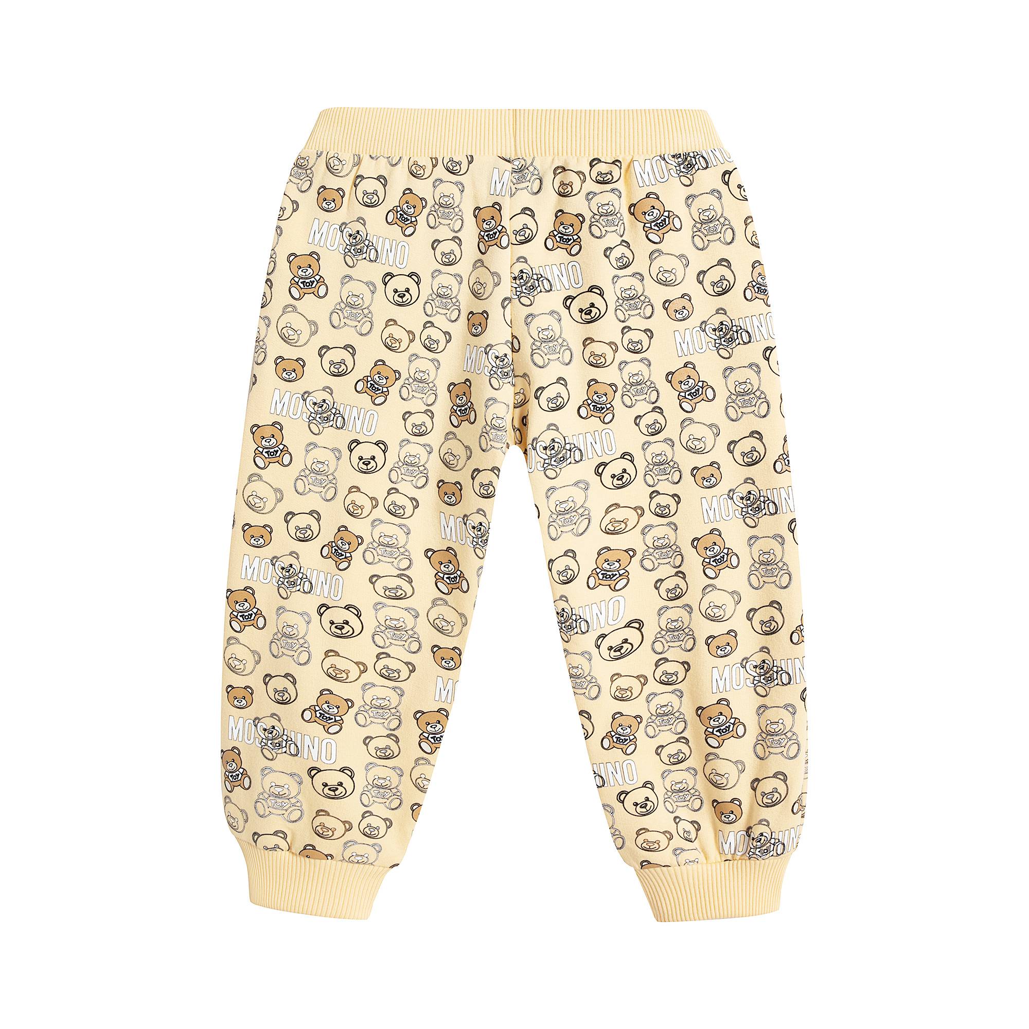 Baby Boys & Girls Yellow Printed Cotton Set