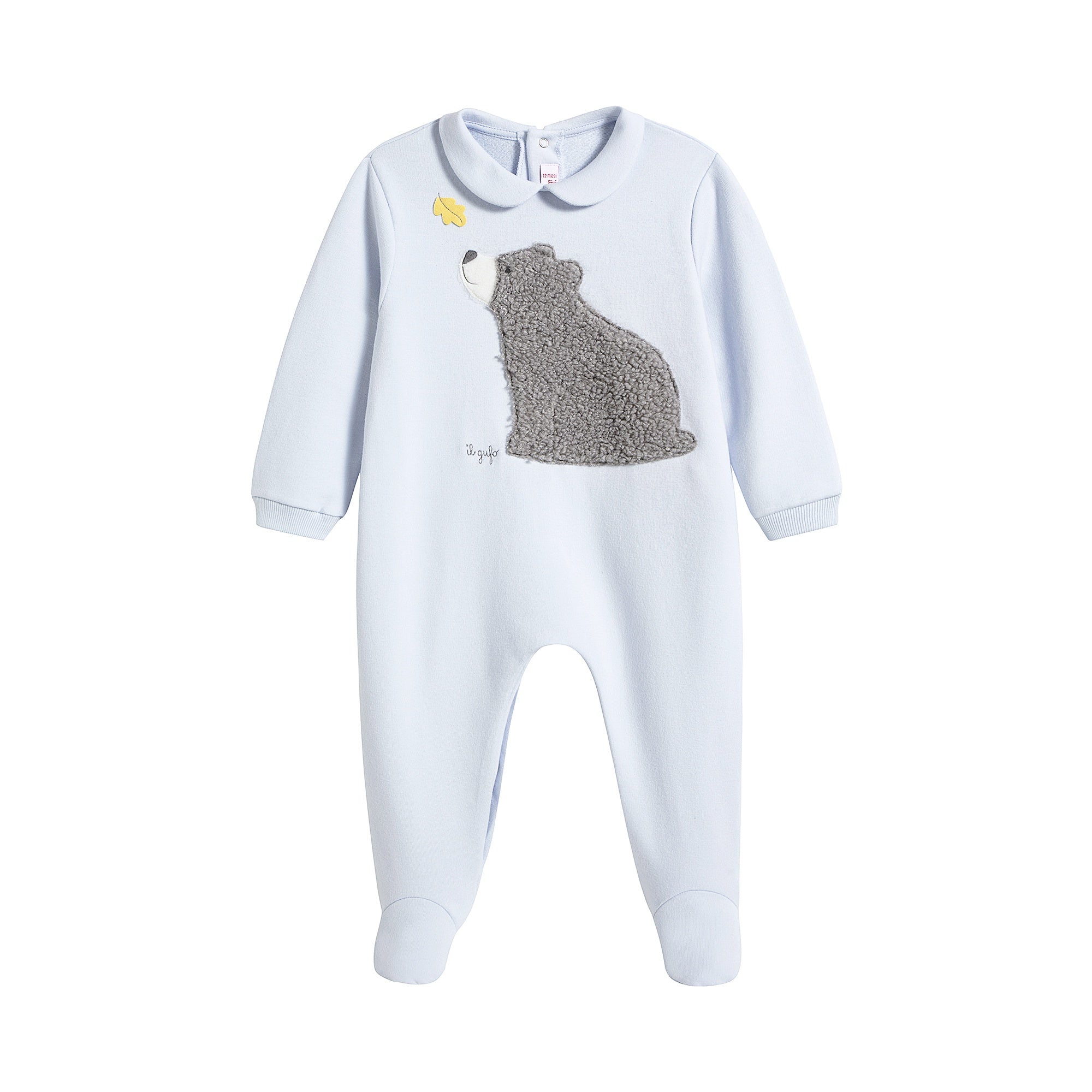 Baby Boys Blue Cotton Babysuit Set