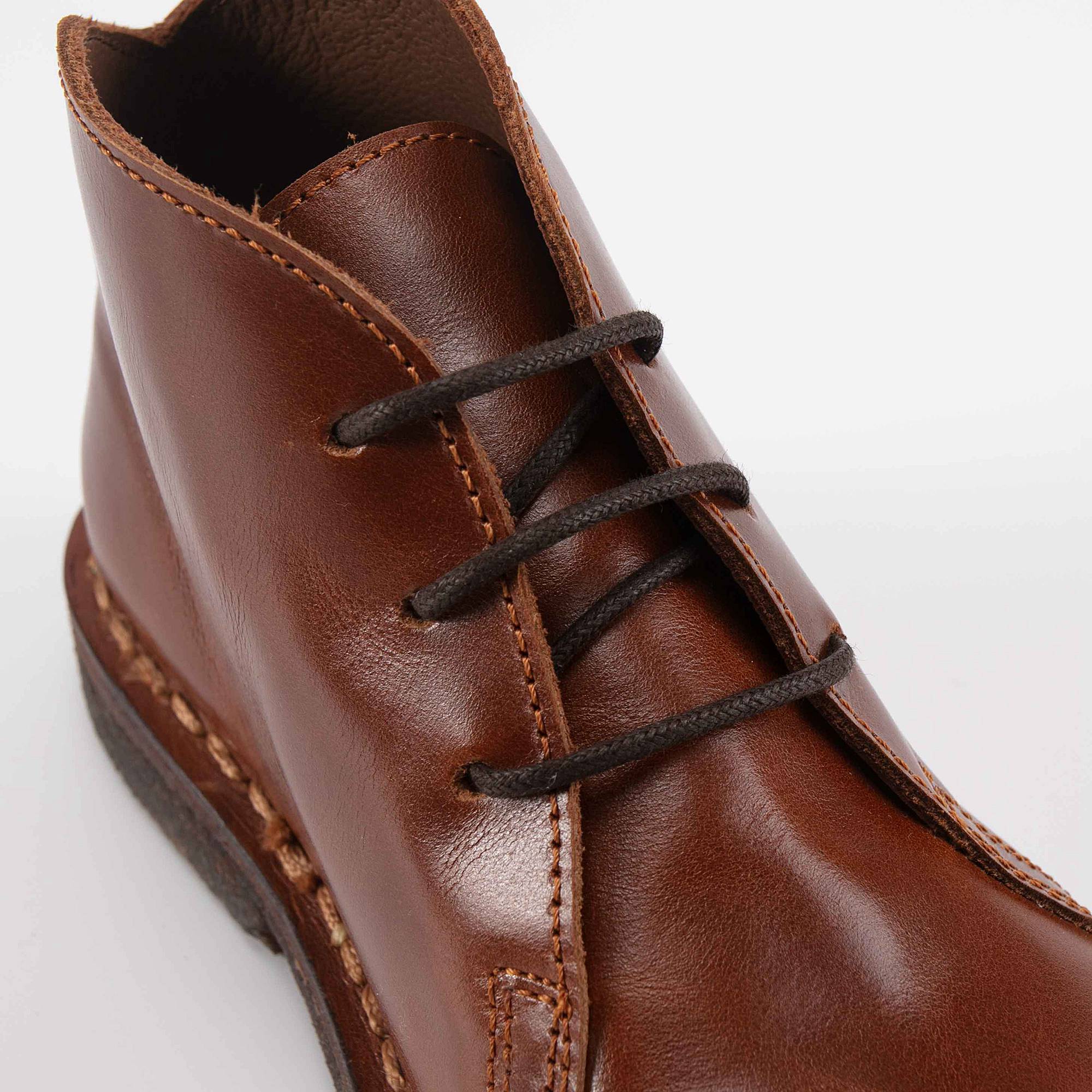 Boys & Girls Brown Leather Shoes