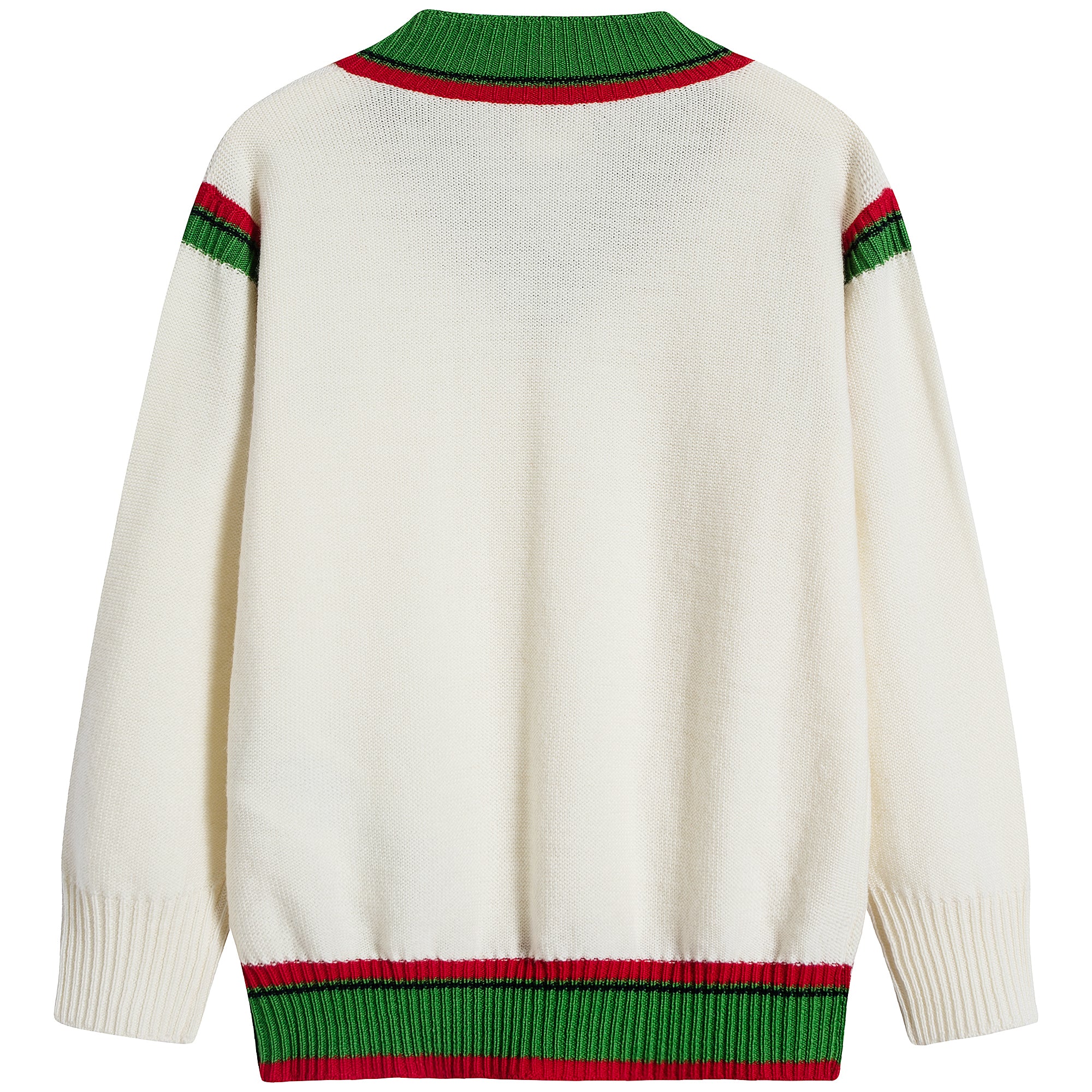 Boys & Girls White Wool Jumper