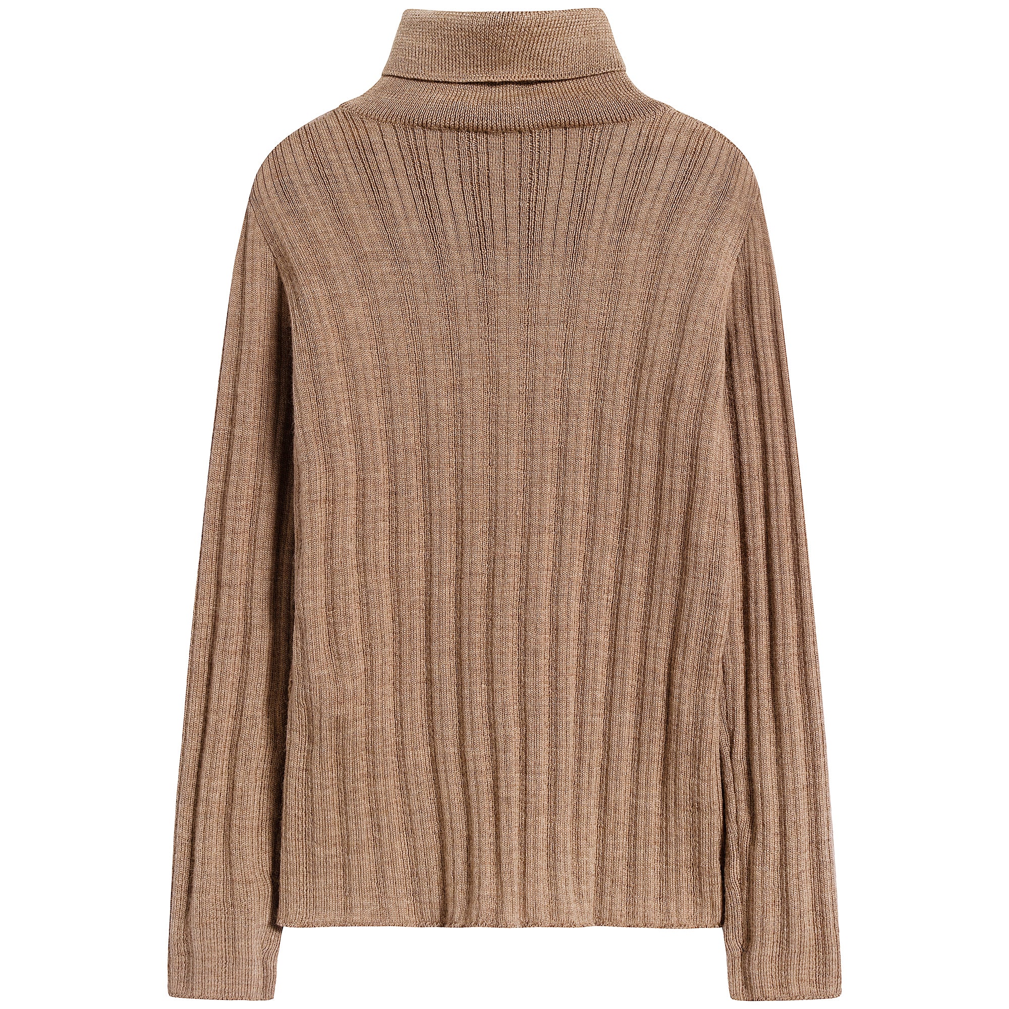 Boys & Girls Camel GG Knit Wool Turtleneck