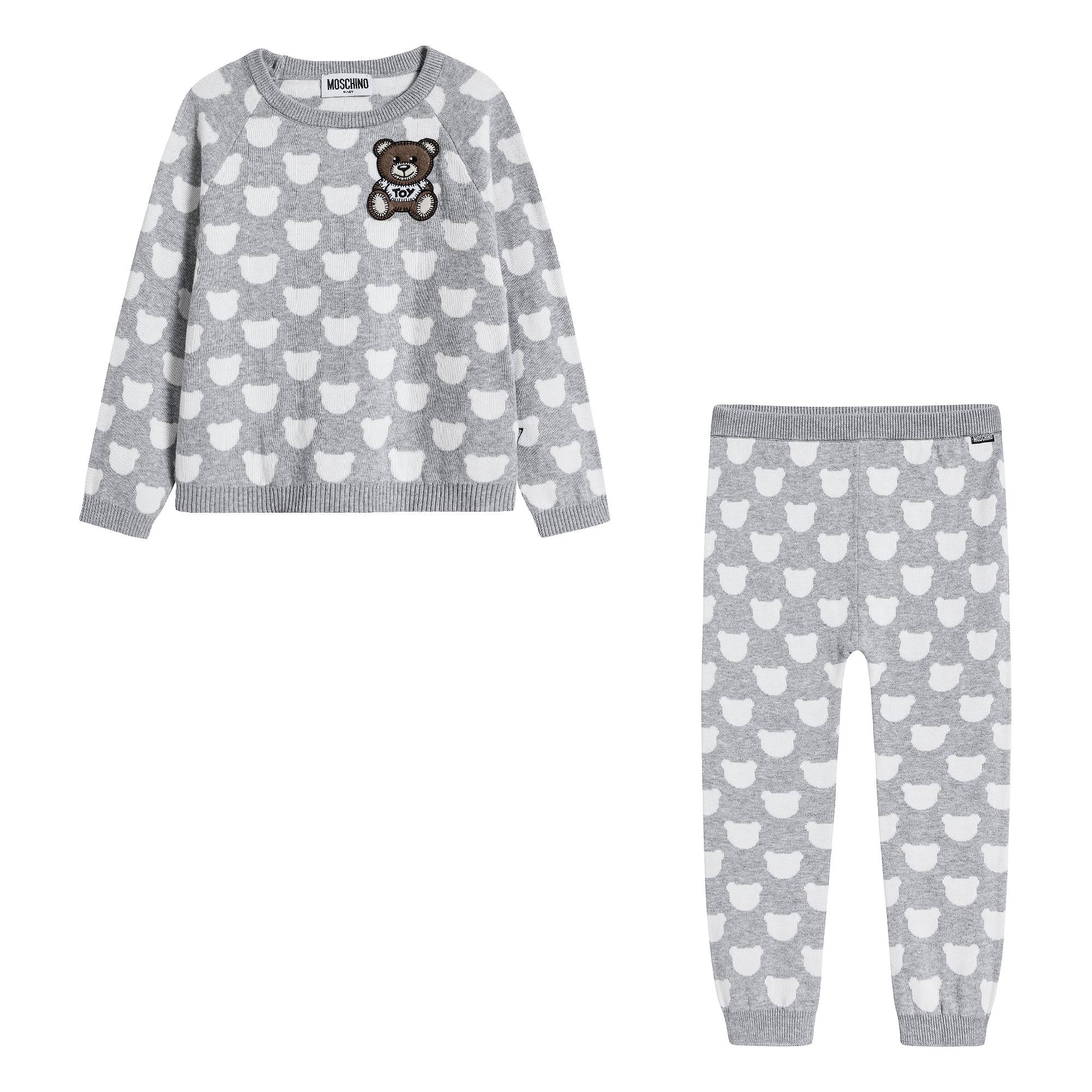 Baby Boys & Girls Grey Cotton Set