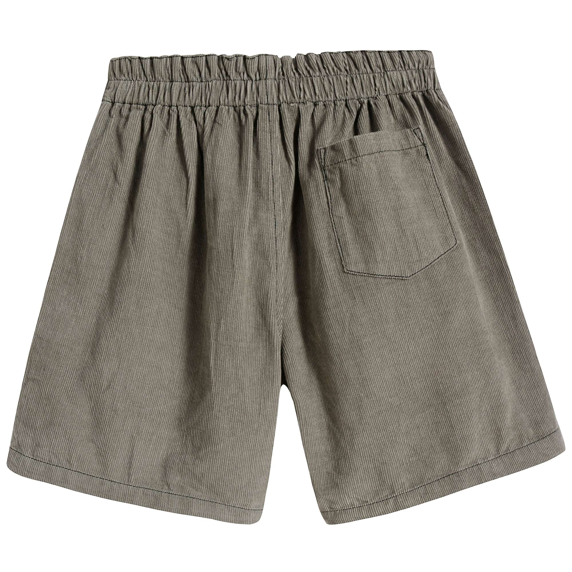 Boys & Girls Light Green Cotton Shorts