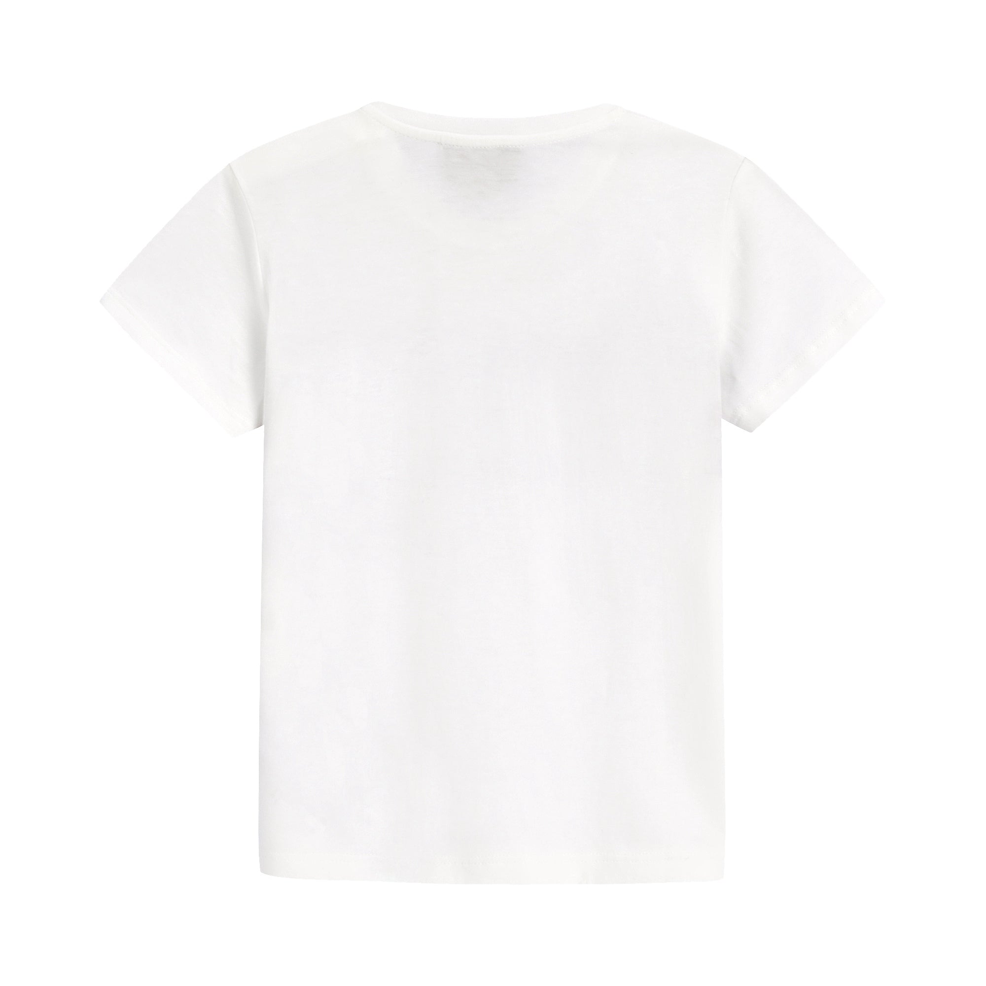 Baby Boys & Girls White Cotton T-Shirt