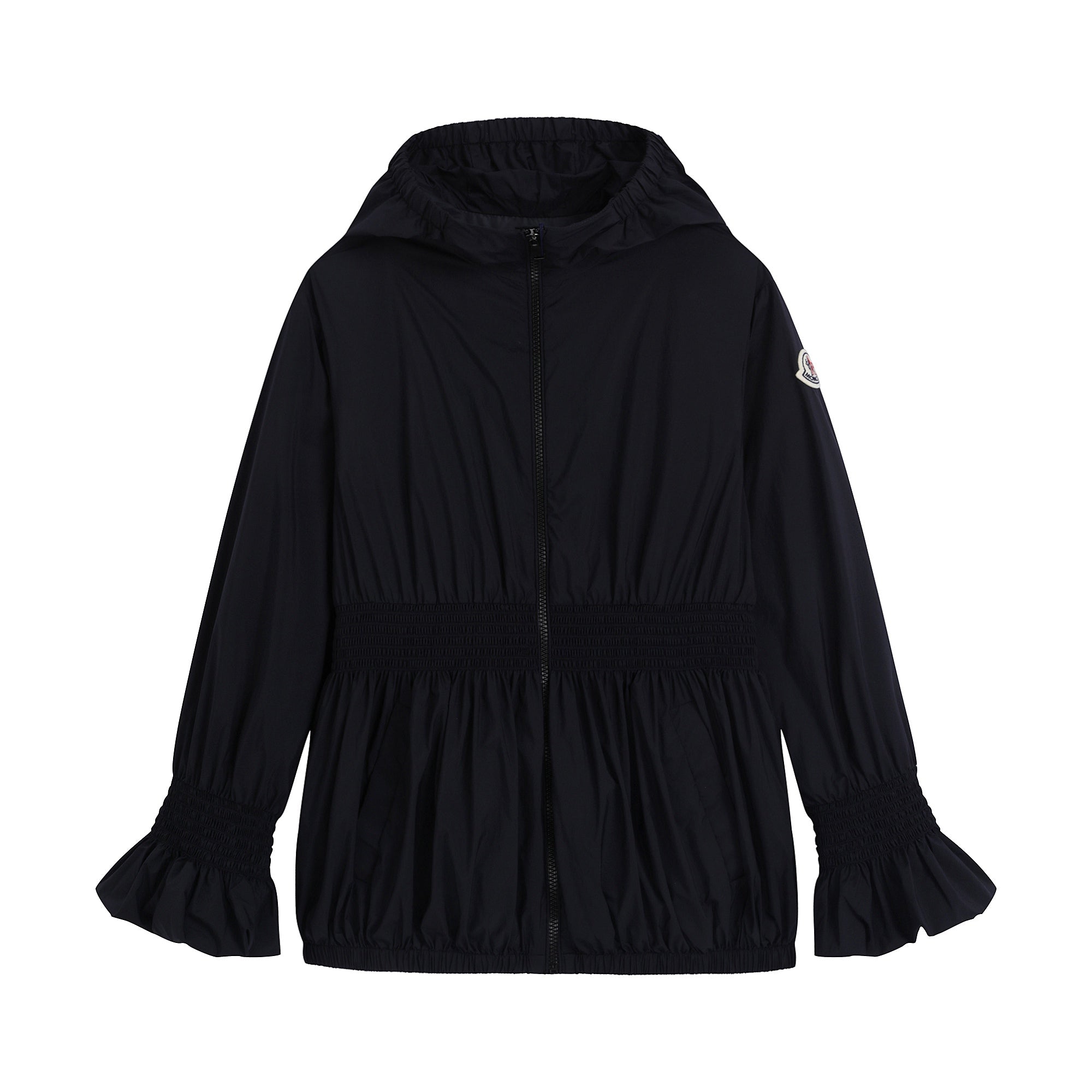 Boys & Girls Black Hooded Jacket