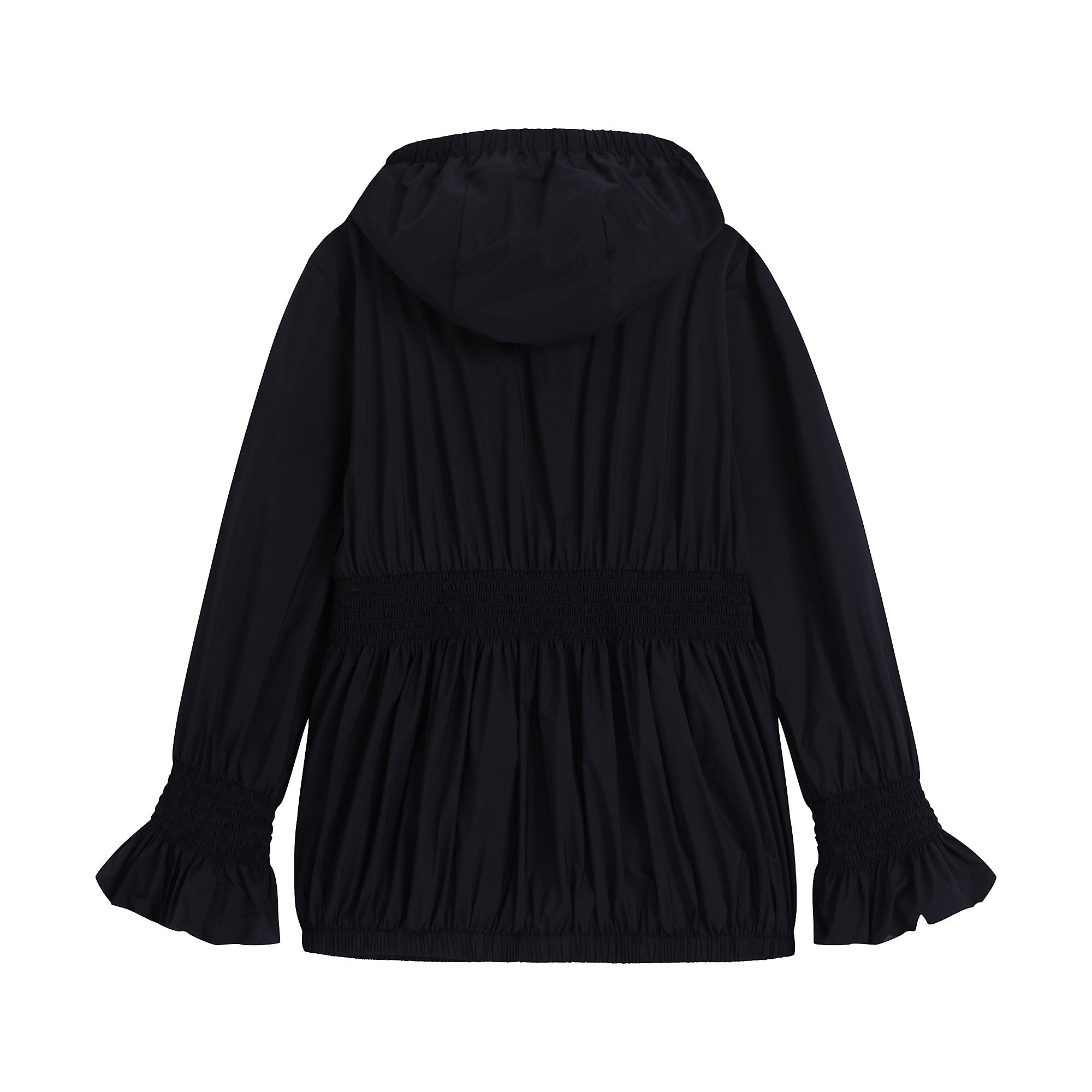 Boys & Girls Black Hooded Jacket