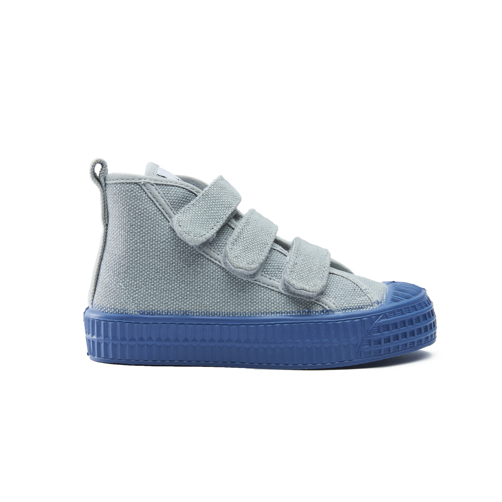 Boys & Girls Grey & Blue Canvas Shoes