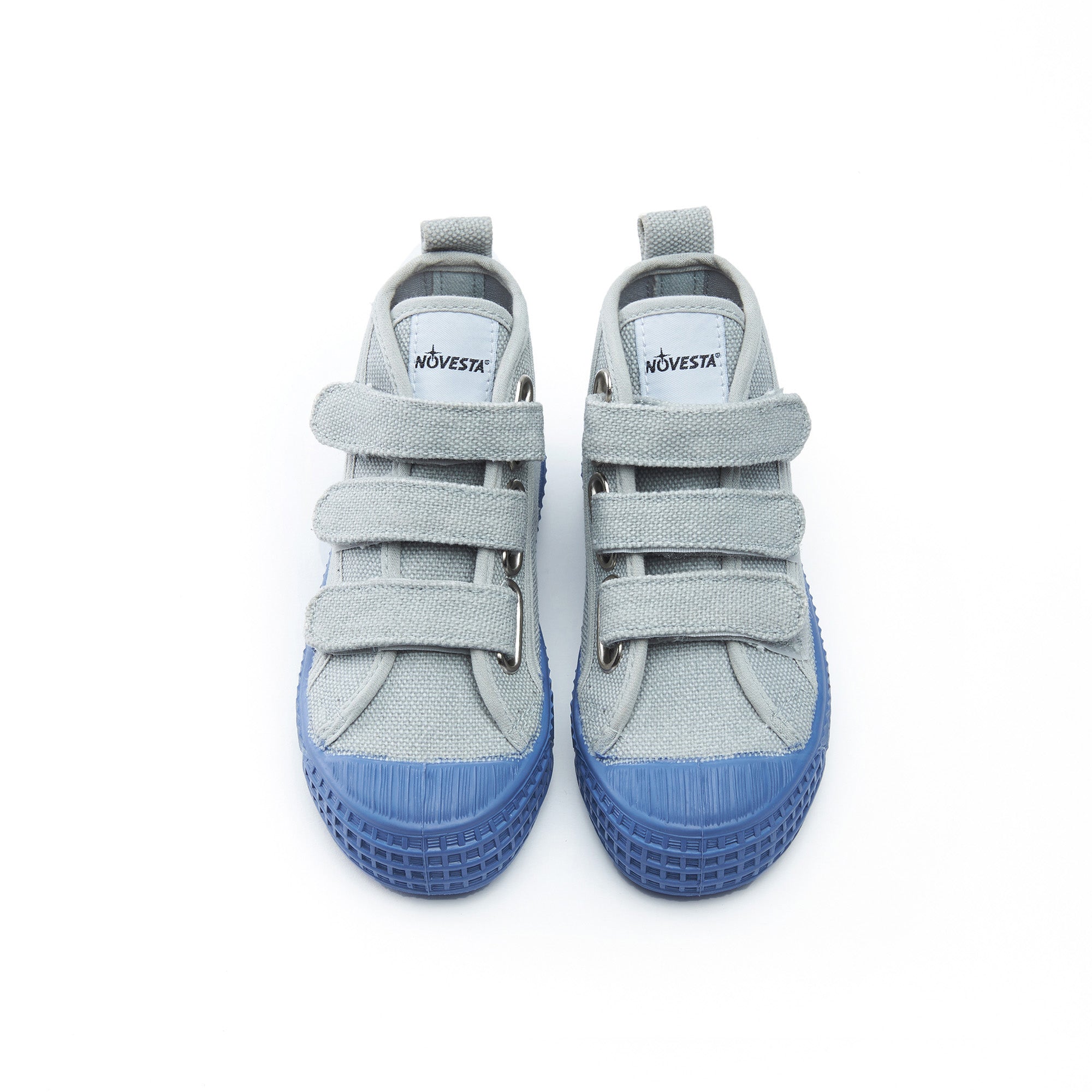 Boys & Girls Grey & Blue Canvas Shoes