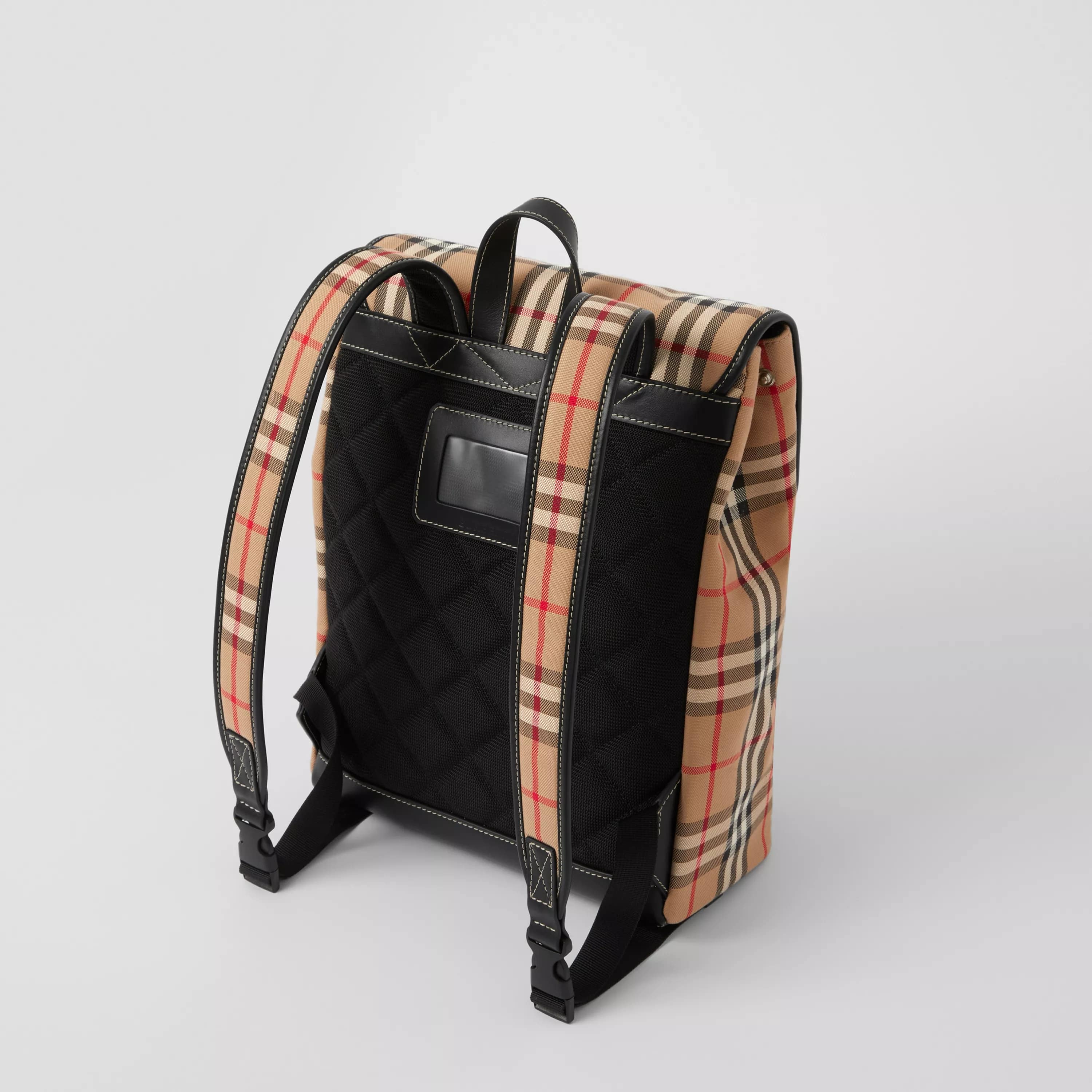 Boys & Girls Beige Check Backpack