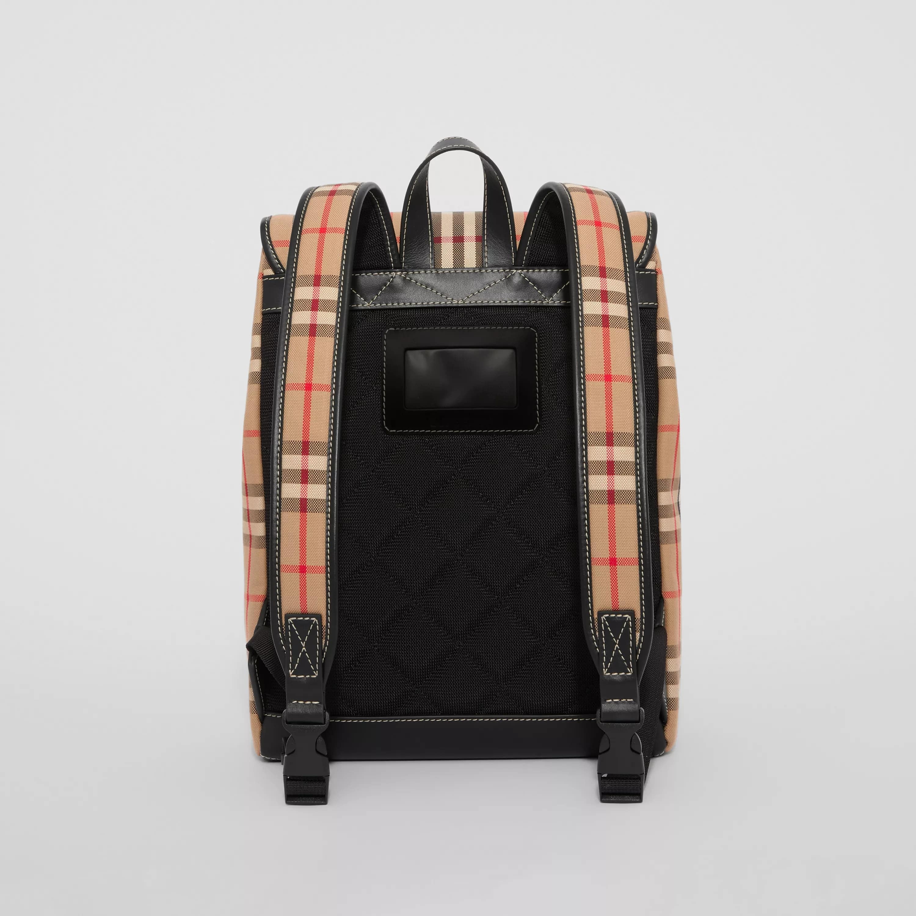 Boys & Girls Beige Check Backpack