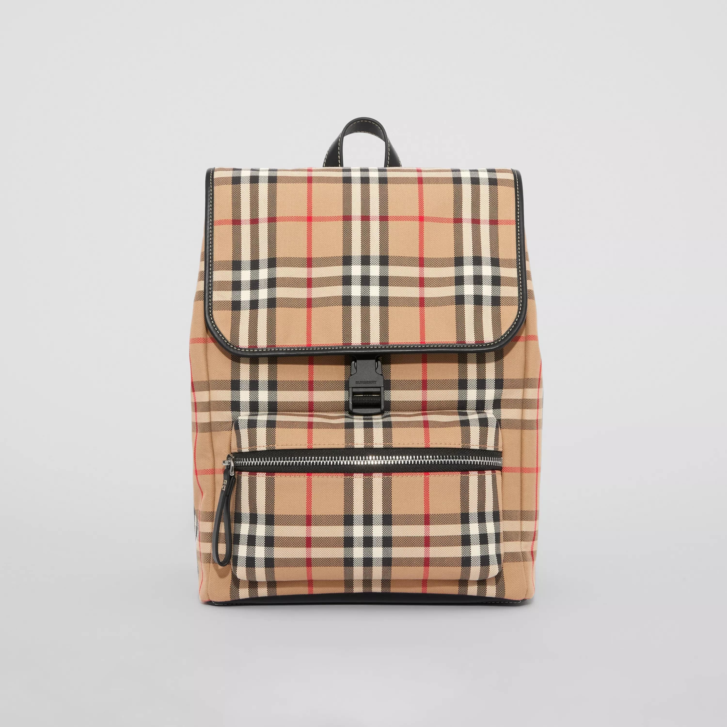 Boys & Girls Beige Check Backpack