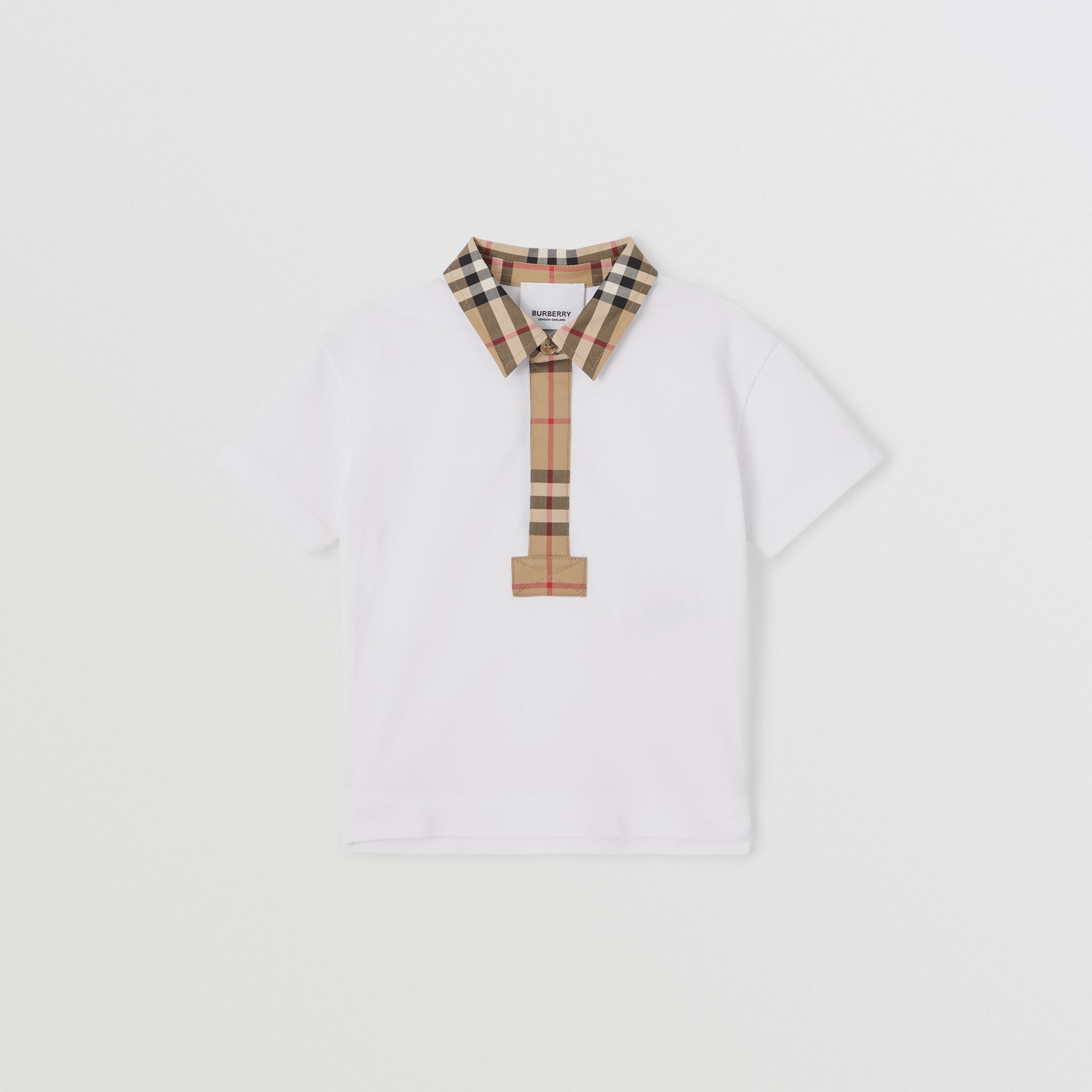 Baby Boys White Polo Shirt