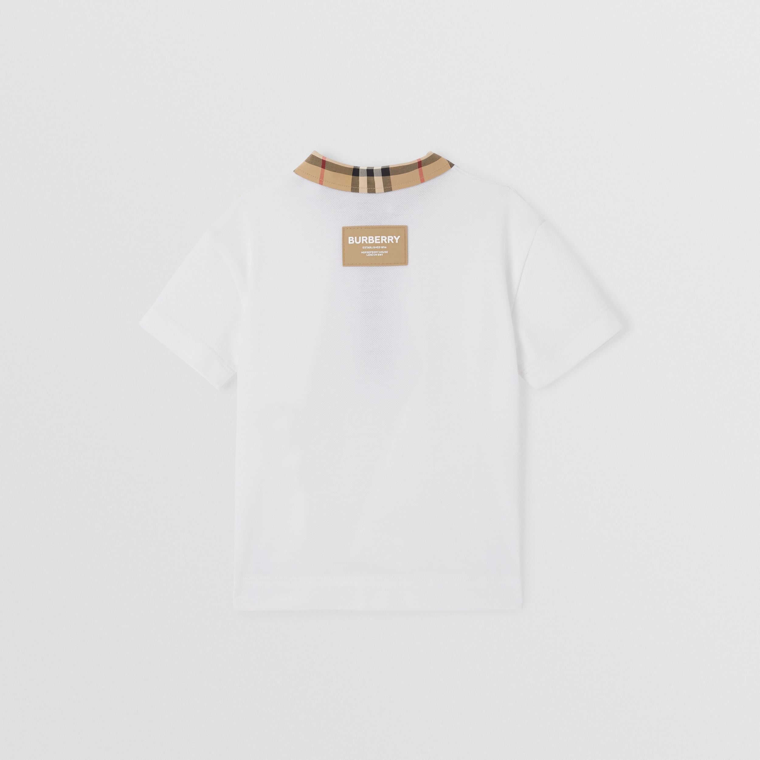 Baby Boys White Polo Shirt