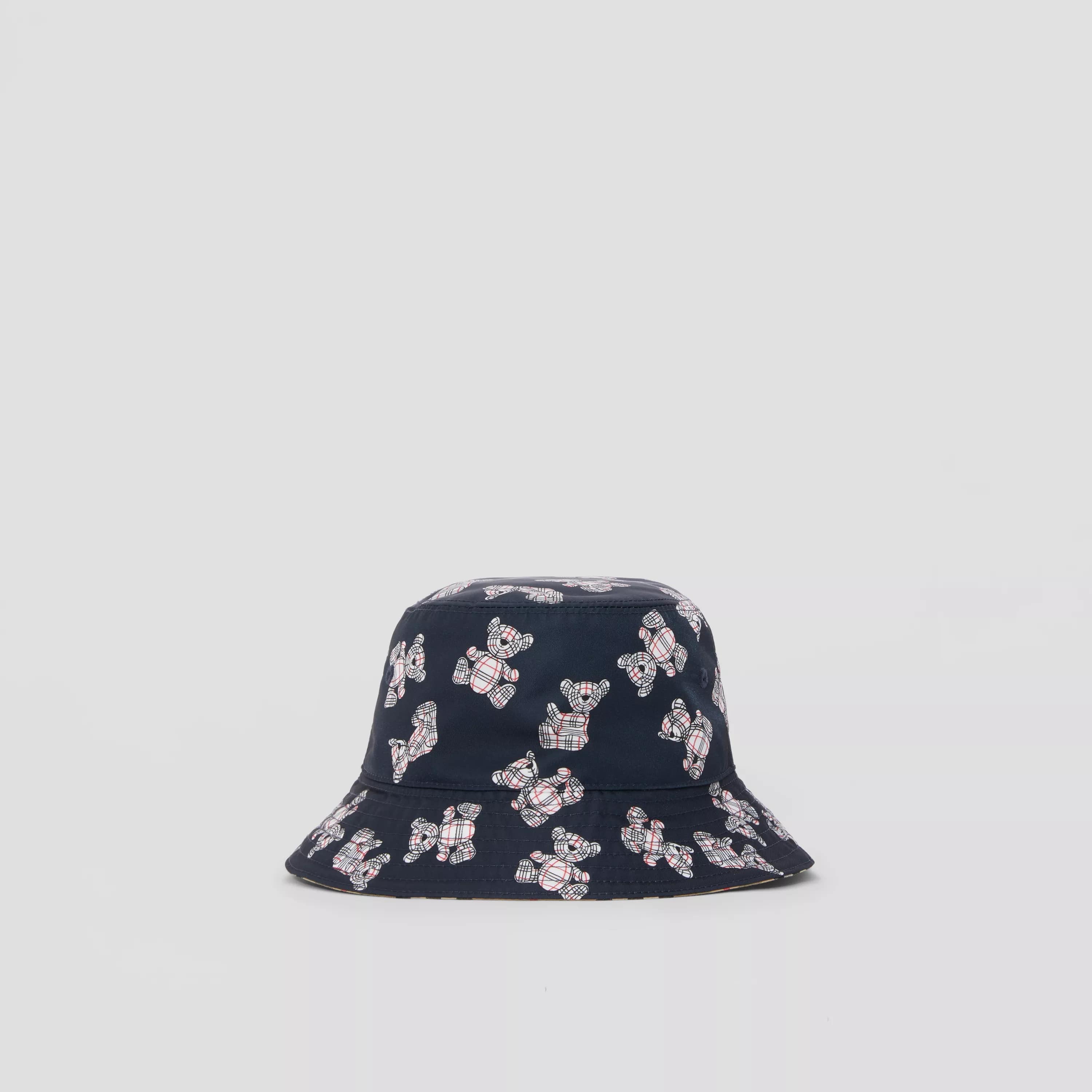 Boys & Girls Navy Printed Bucket Hat