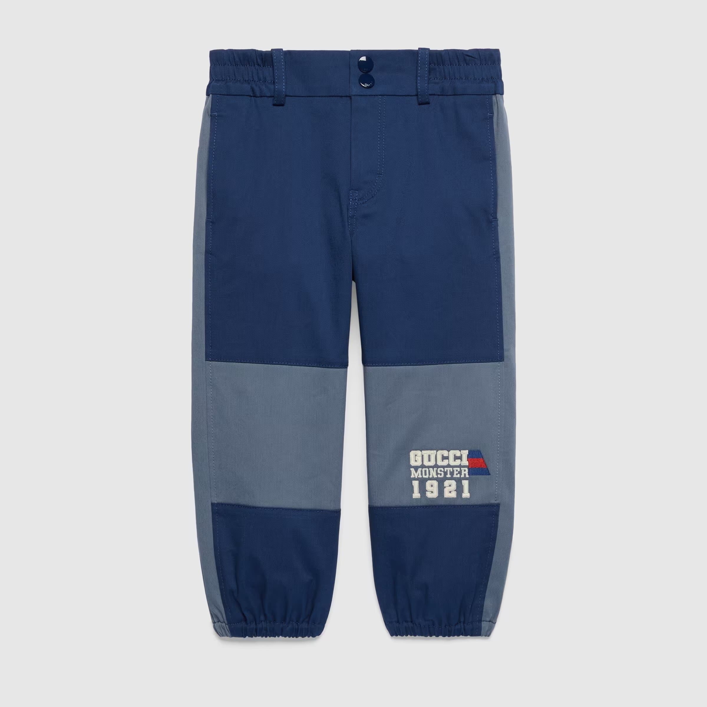 Boys Blue Cotton Trousers