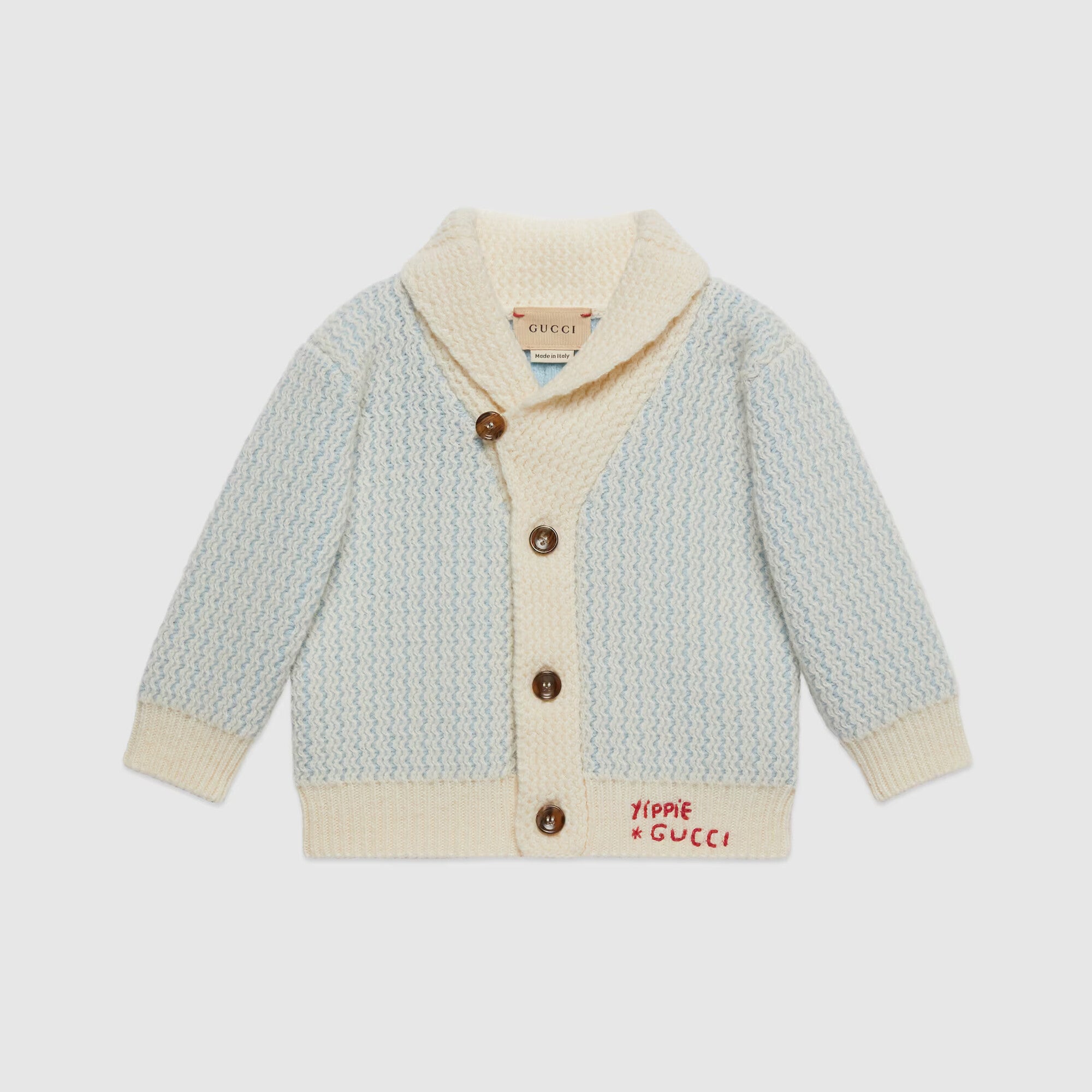 Baby Boys & Girls Light Blue Wool Sweater