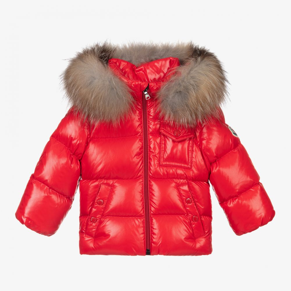 Baby Boys & Girls Red "K2" Padded Down Jacket