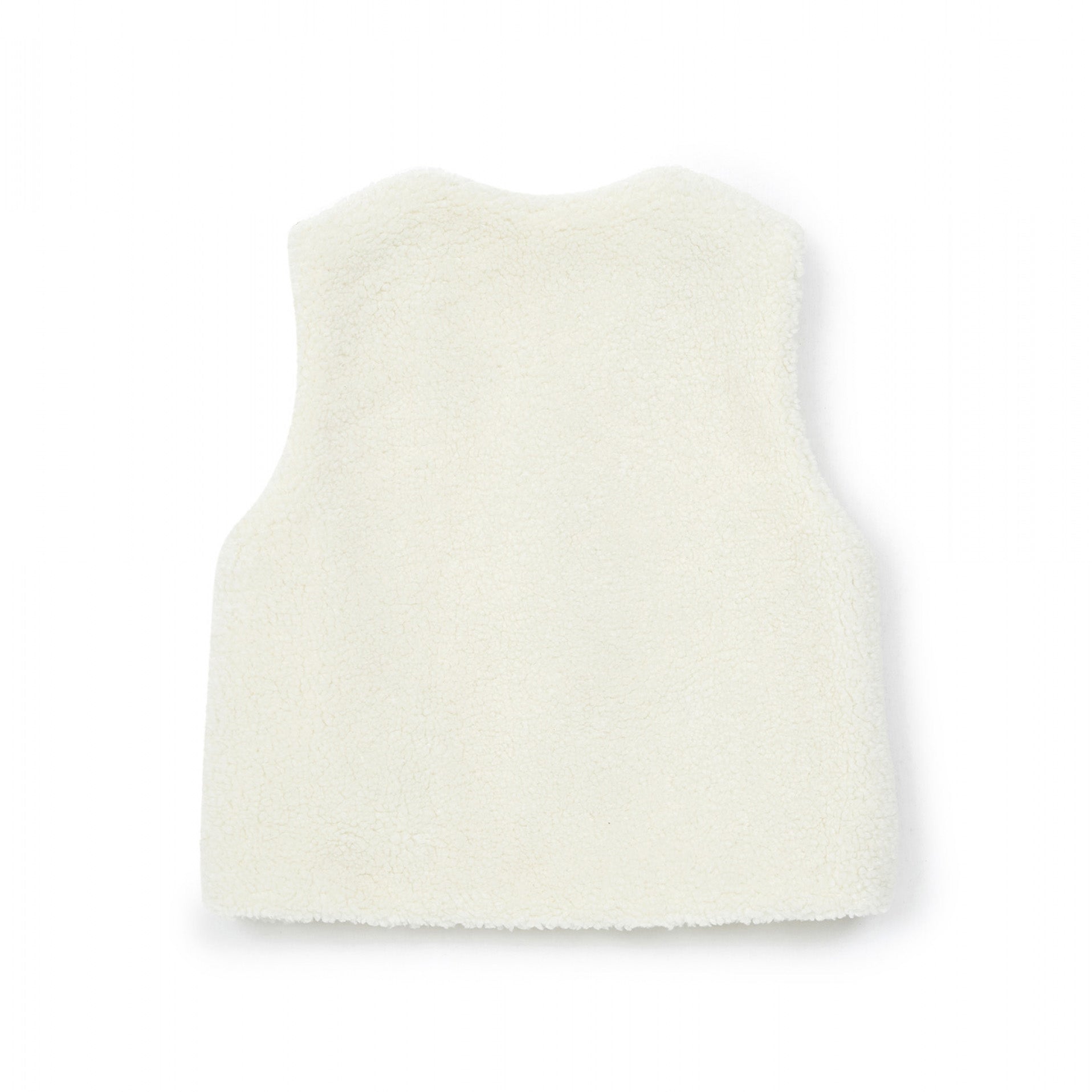 Girls White Gilet