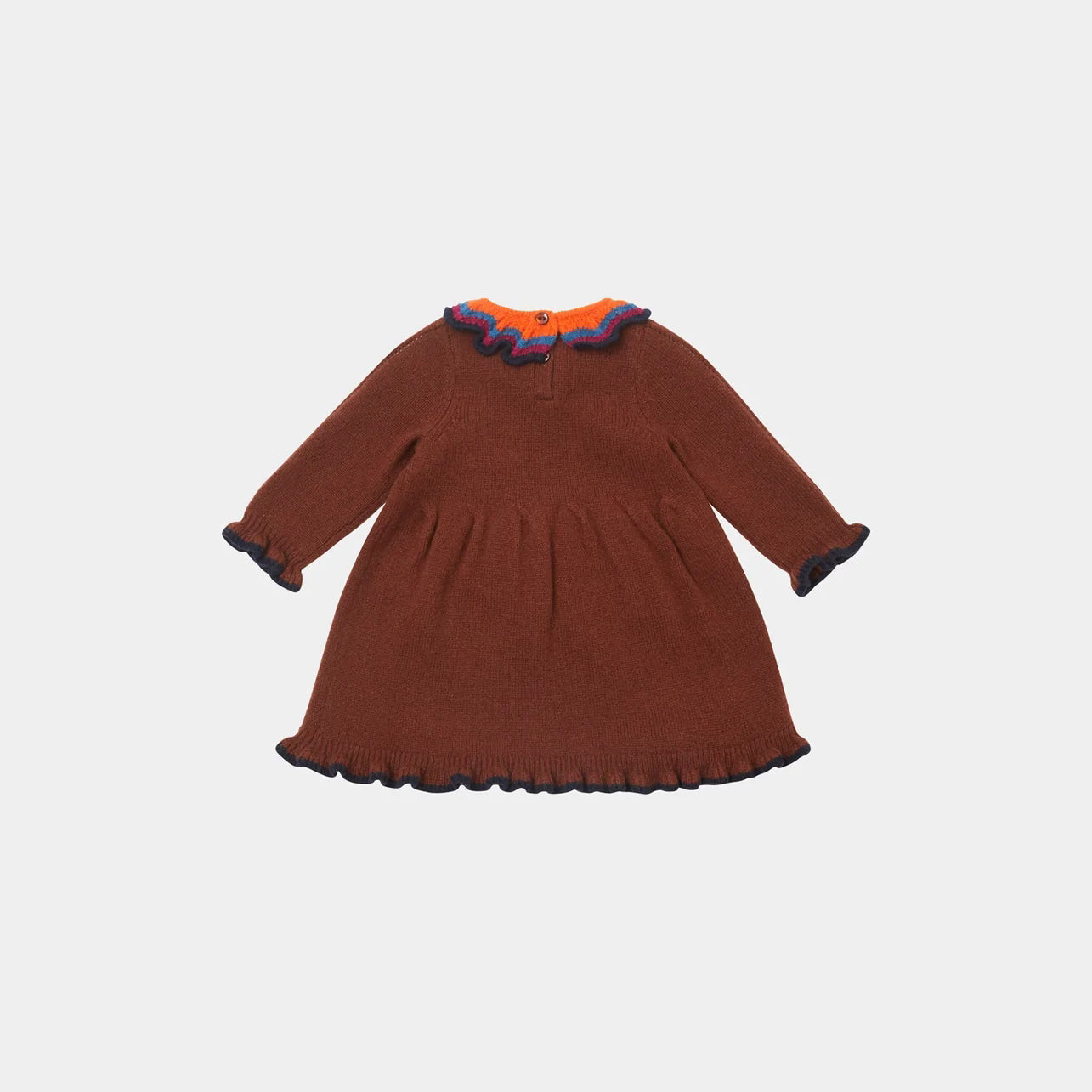 Baby Girls Wine Red Wool Dress