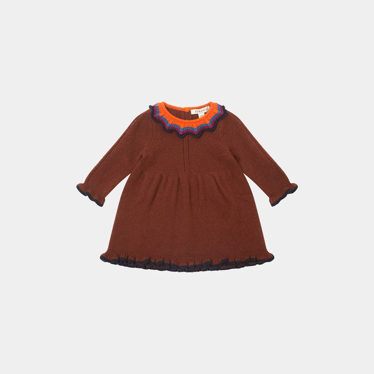 Baby Girls Wine Red Wool Dress