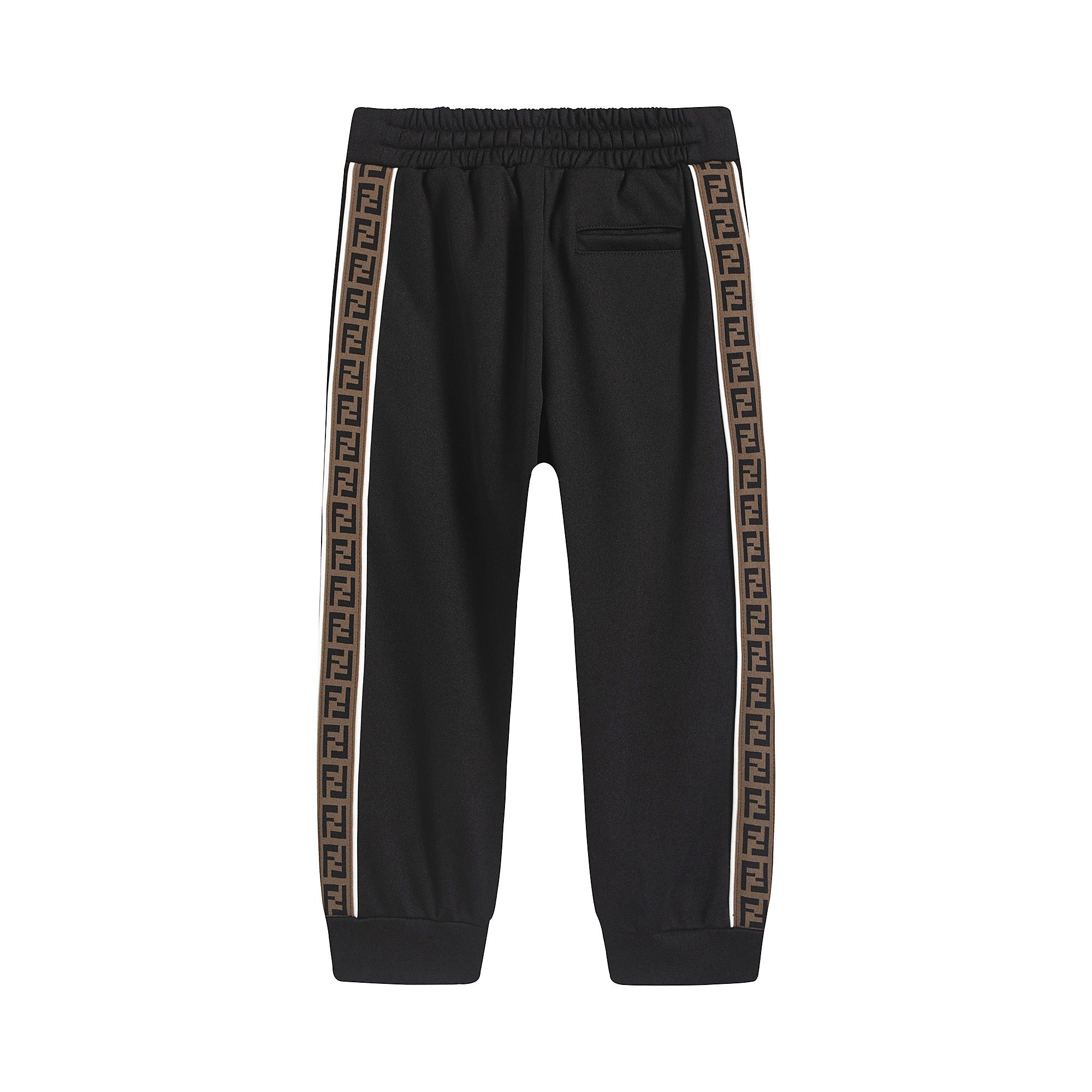 Boys & Girls Black Logo Trousers