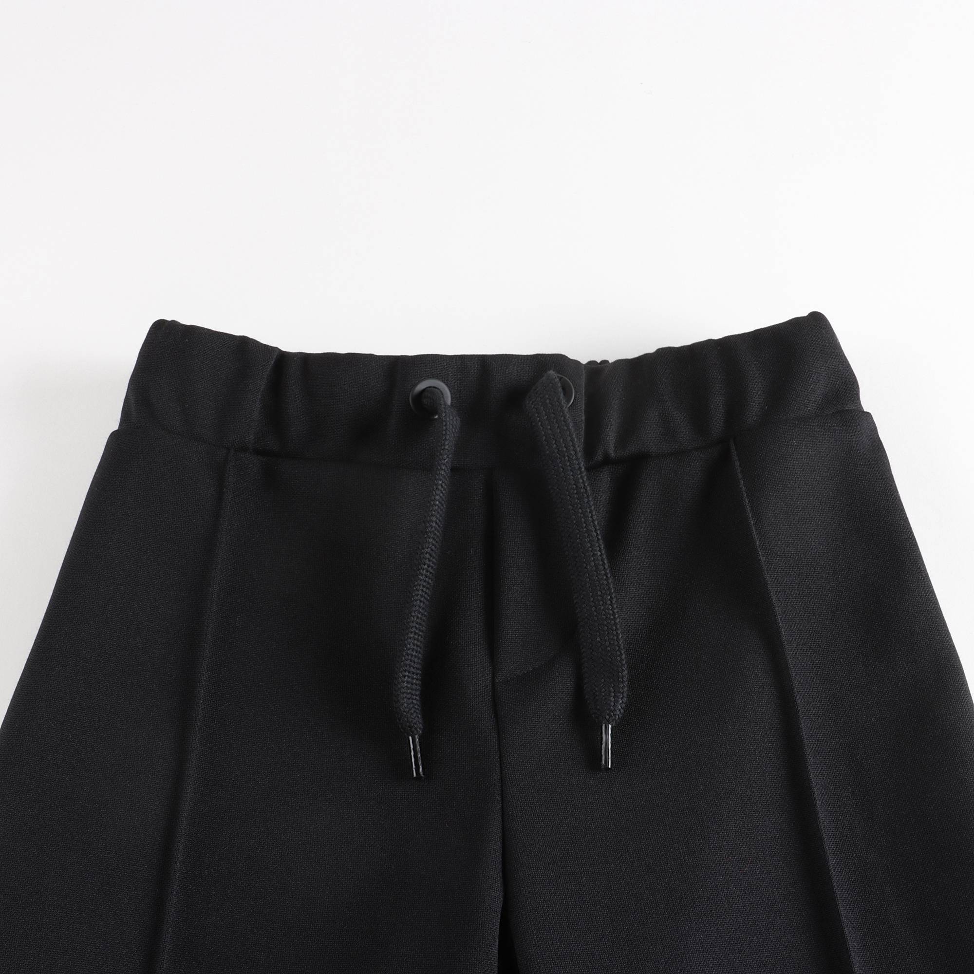 Boys & Girls Black Logo Trousers