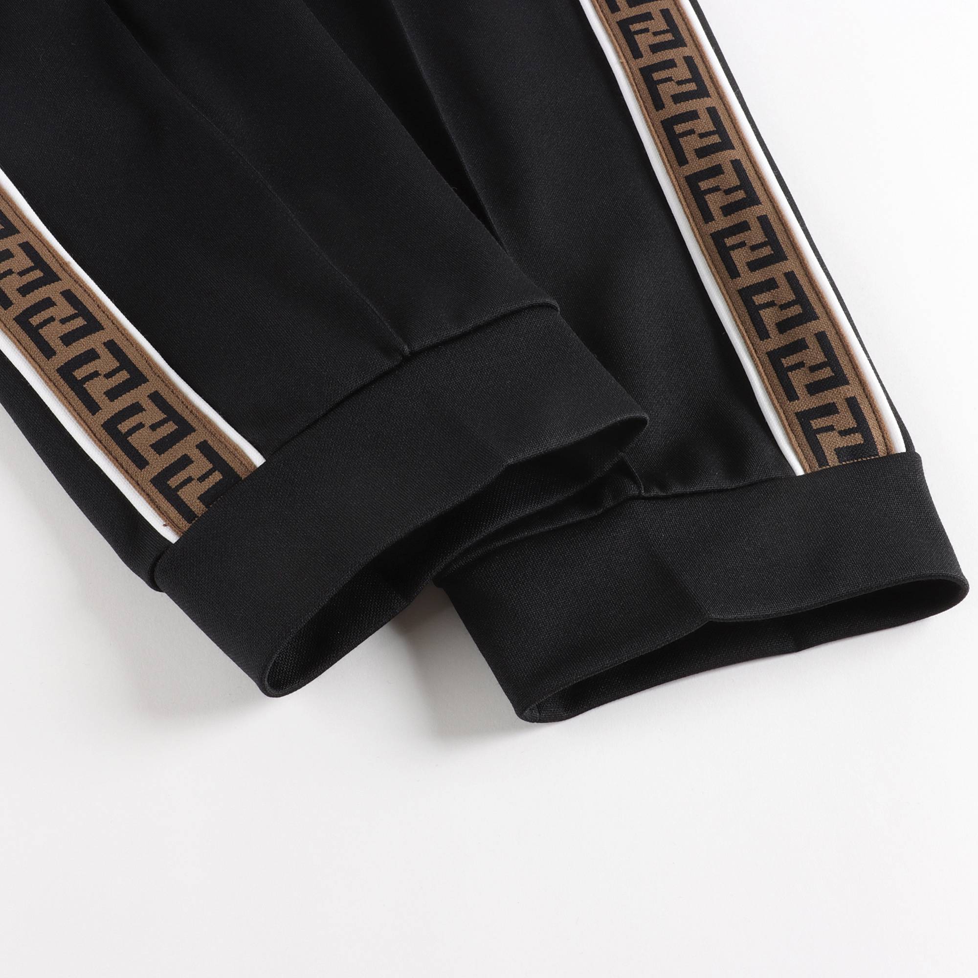 Boys & Girls Black Logo Trousers