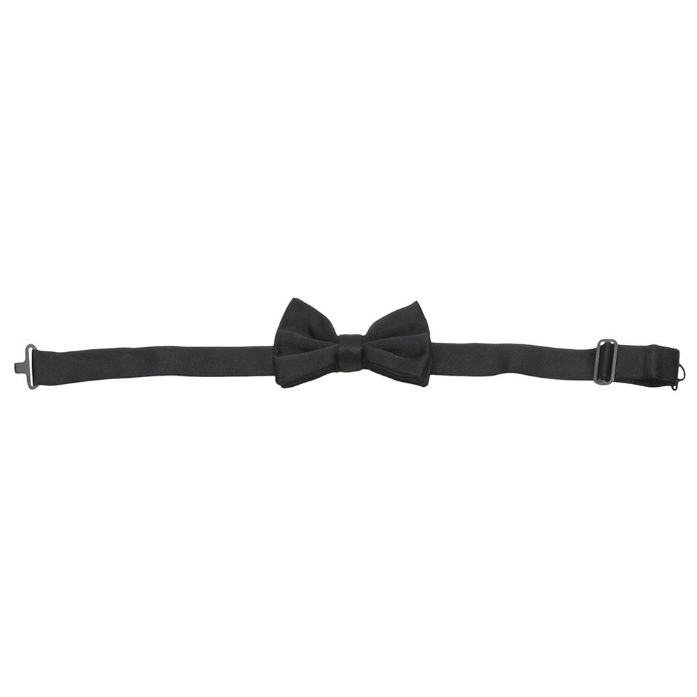 Boys Black Silk Bow Tie - CÉMAROSE | Children's Fashion Store - 2