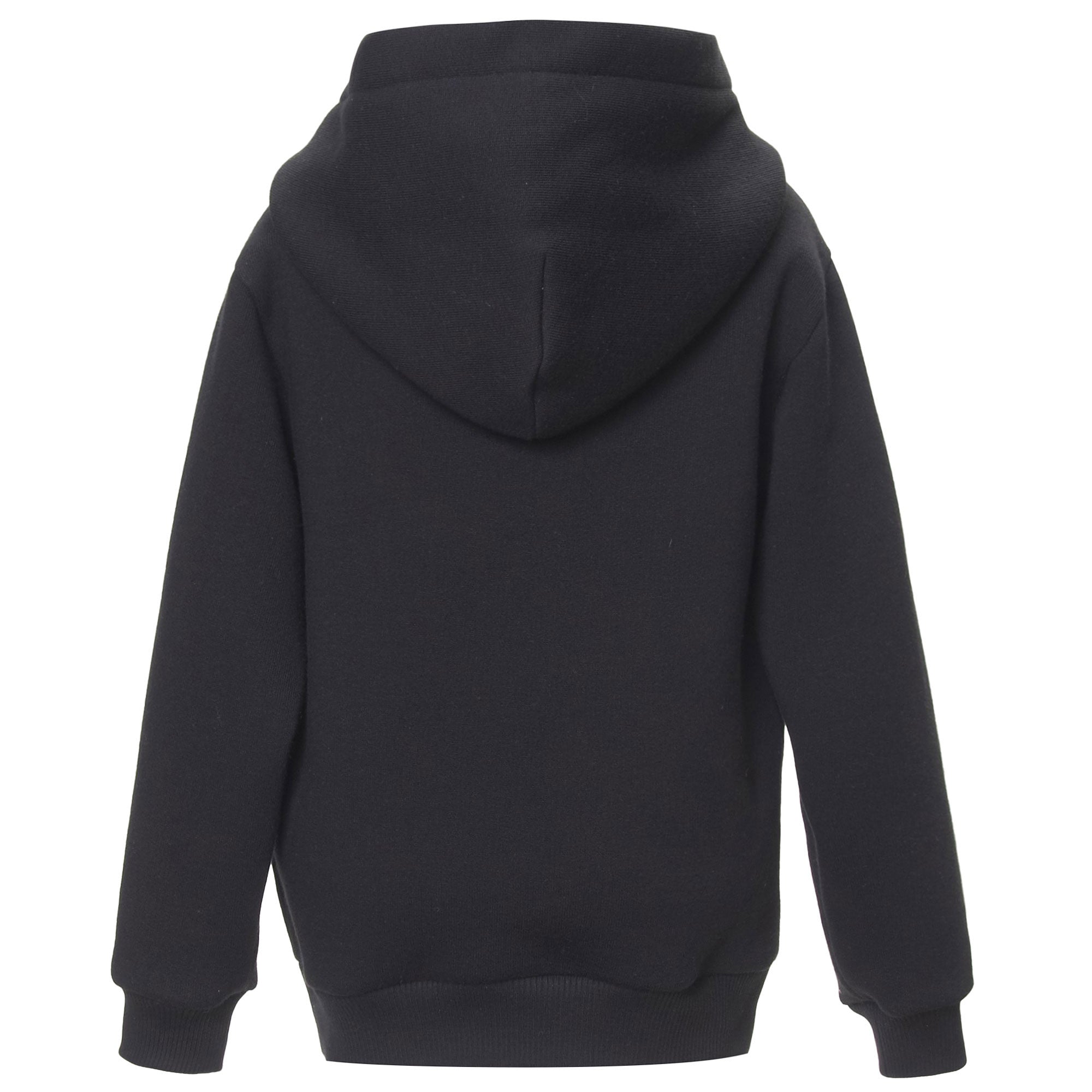 Boys Black Cotton Hooded Sweatshirt - CÉMAROSE | Children's Fashion Store - 3