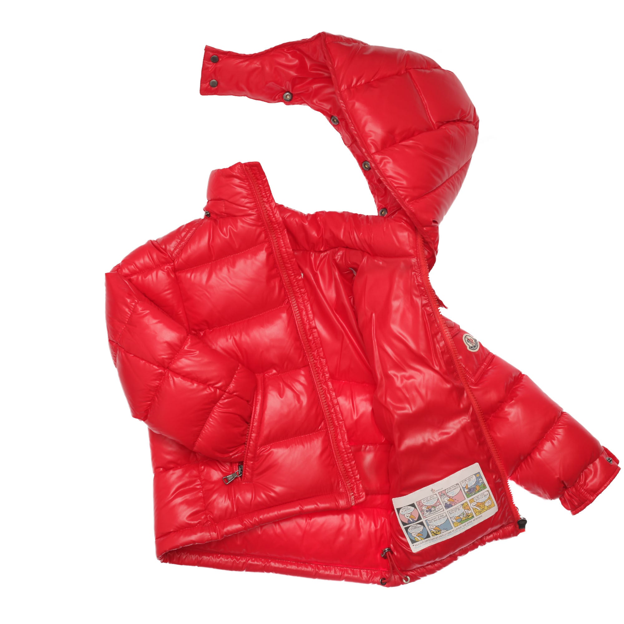 Boys & Girls Red Hooded Padded Down 'Maya' Jacket - CÉMAROSE | Children's Fashion Store - 2