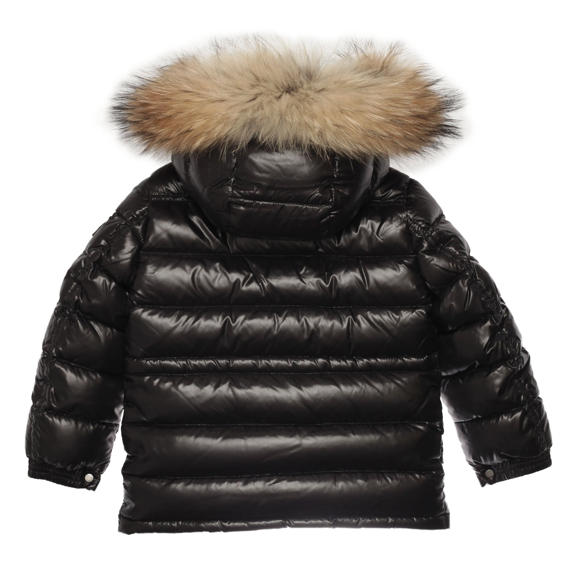 Boys & Girls Black Plush Trims Hooded 'Riviere' Jacket - CÉMAROSE | Children's Fashion Store - 2