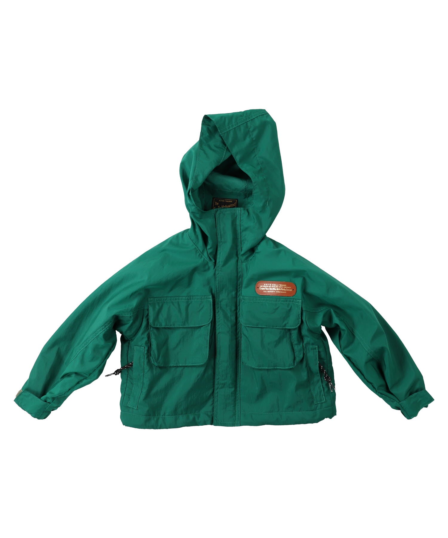 Boys Green Hooded Jacket