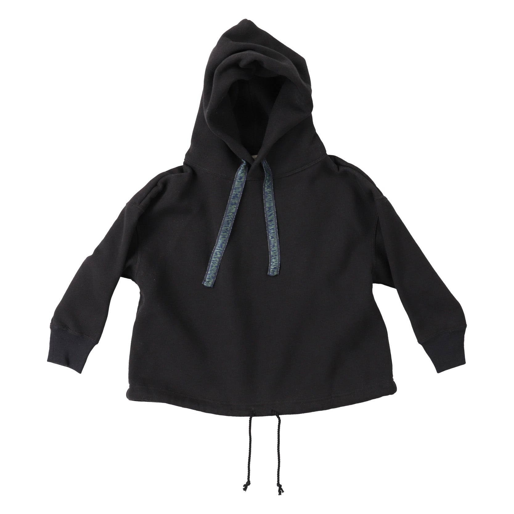 Boys Black Hooded Sweatshirt