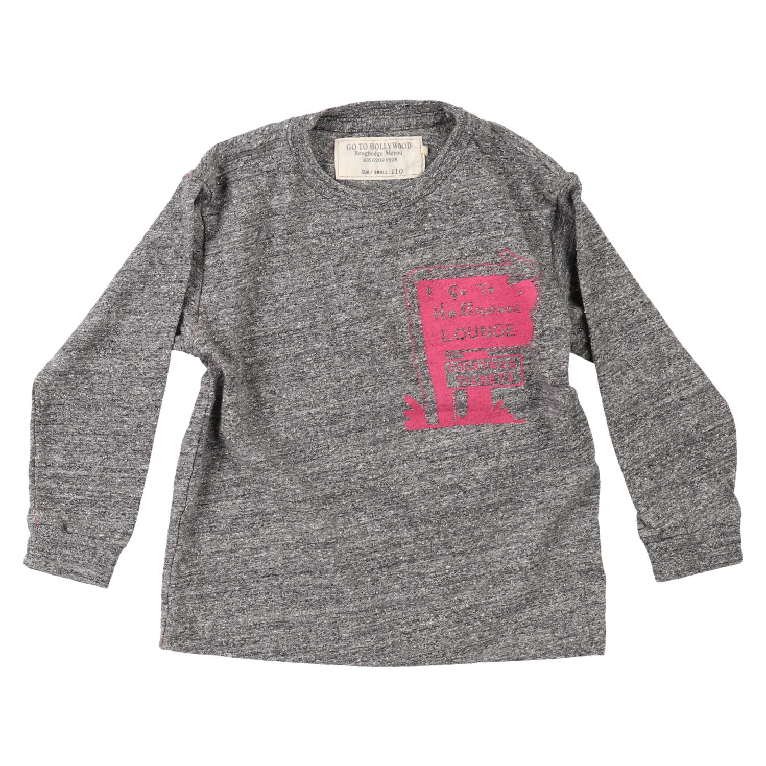 Boys Grey Cotton T-Shirt