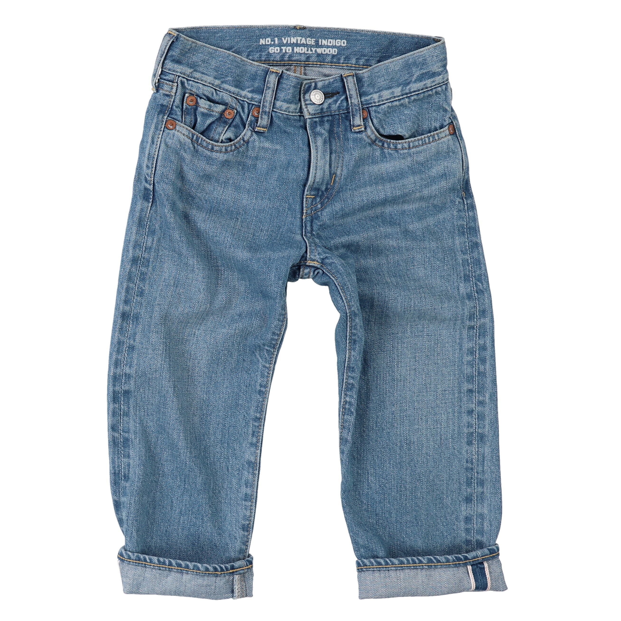 Boys Light Blue Denim Trousers